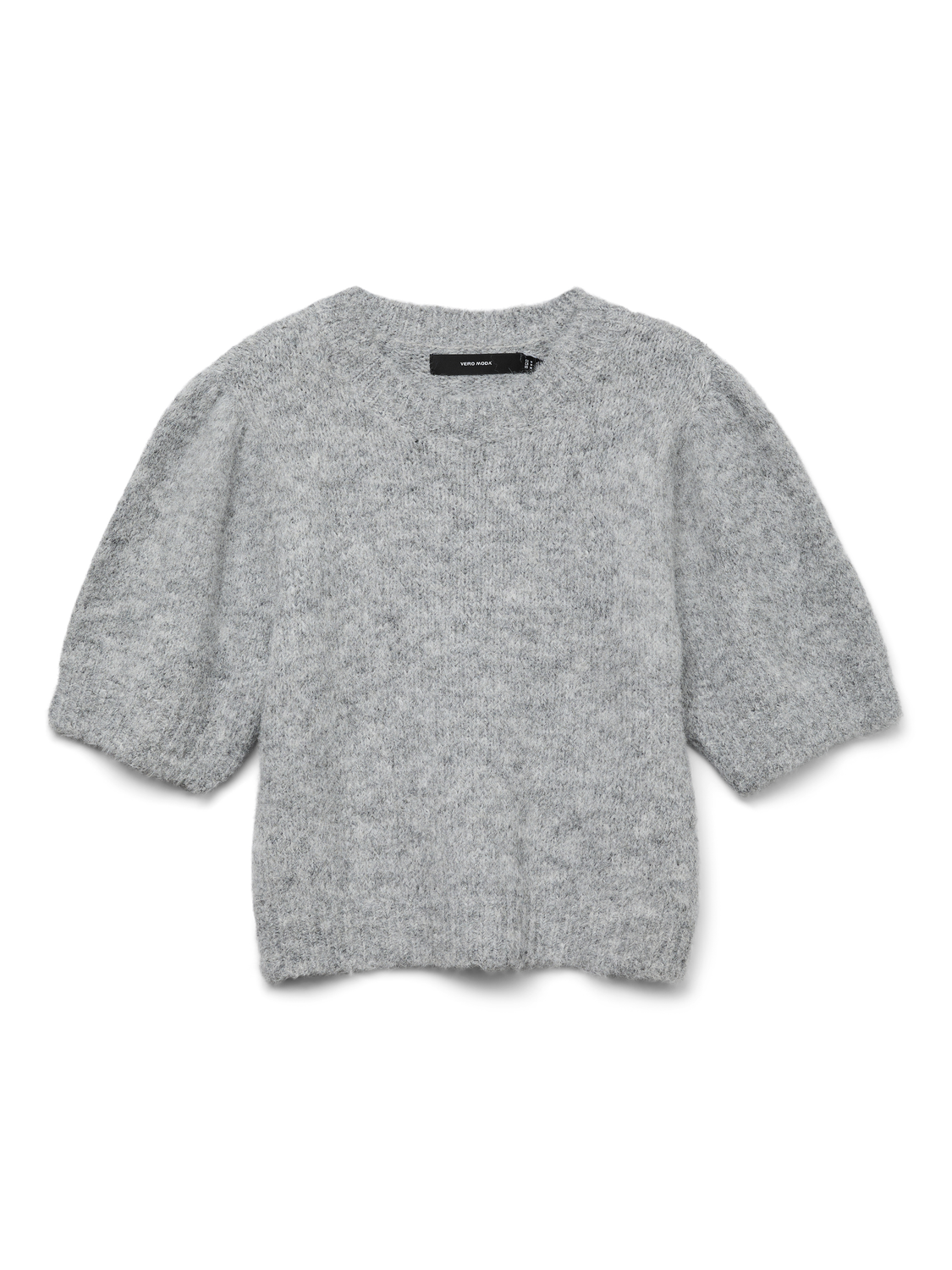 VMNOVAH SS O-NECK PUFF PULLOVER GA NOOS Mellomgrå