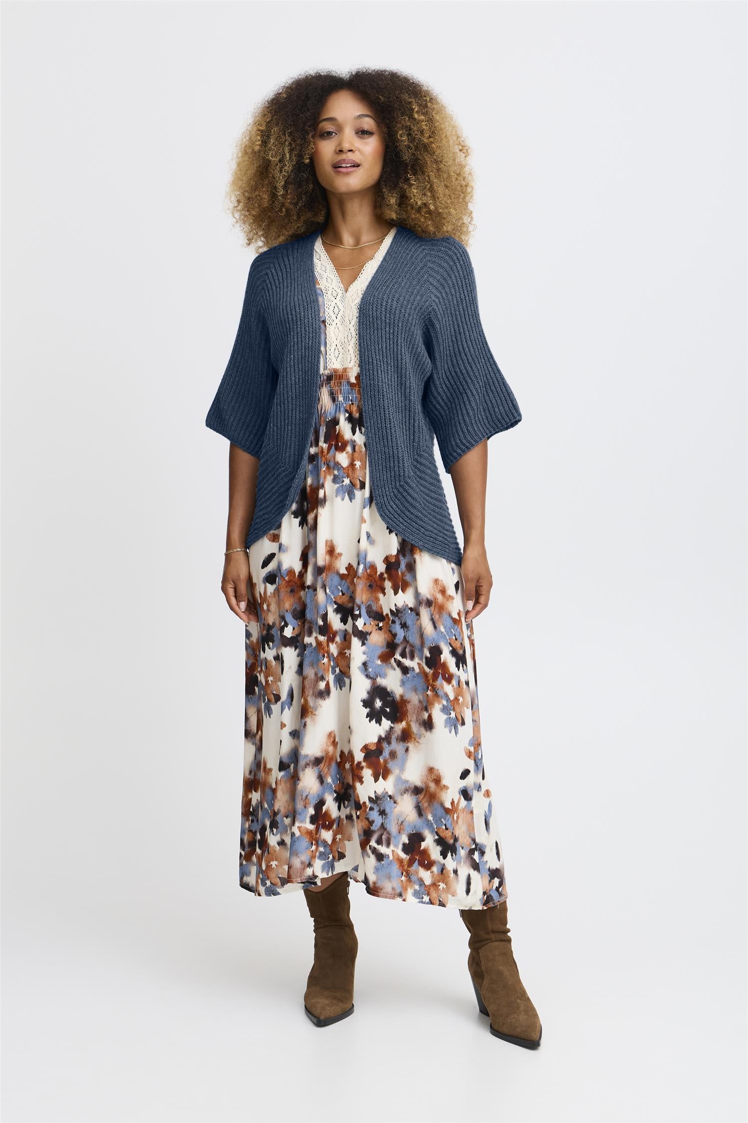Sbcarly Cardigan Navy Melange