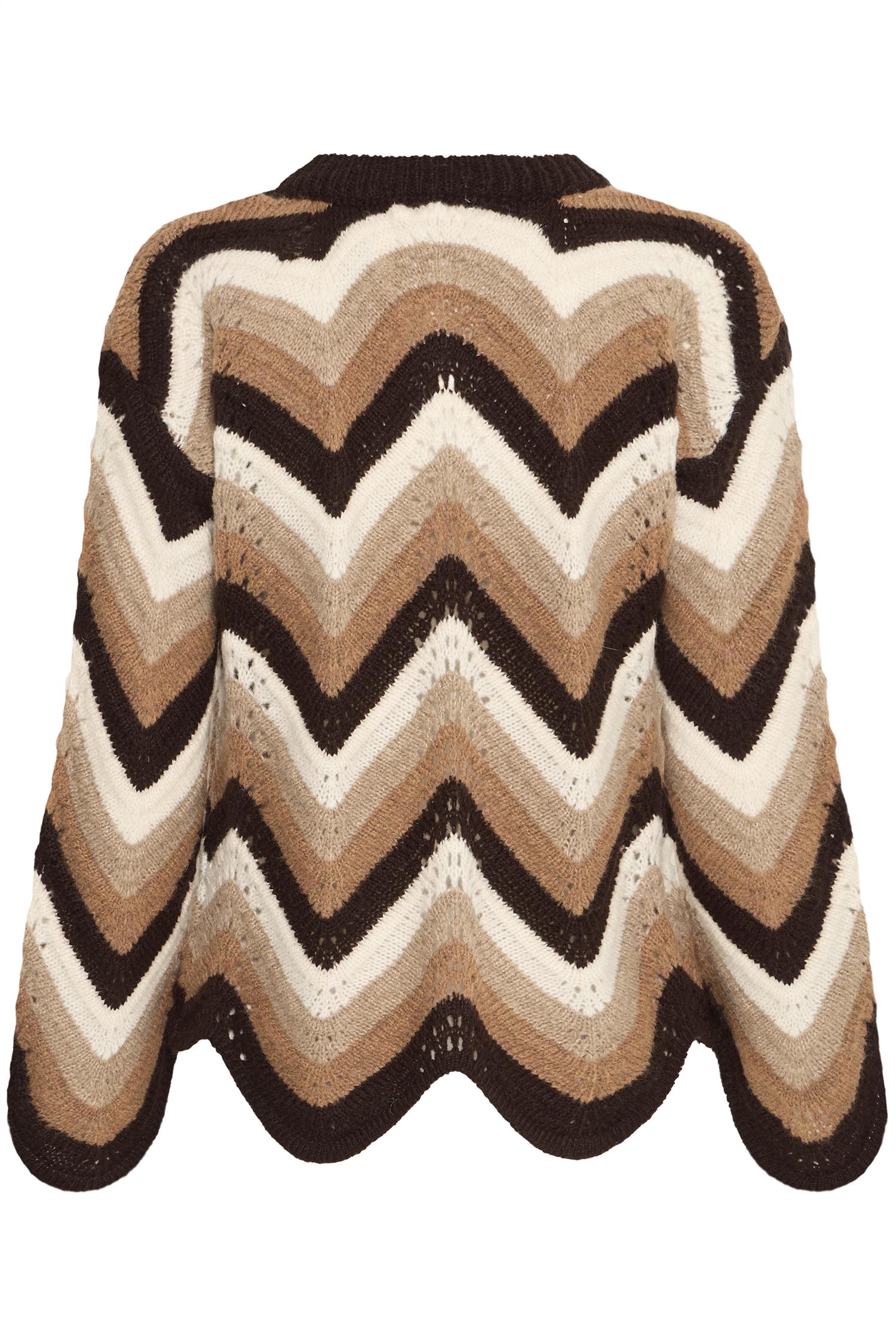 Sbbidiga Knit Cardigan Chocolate Brown