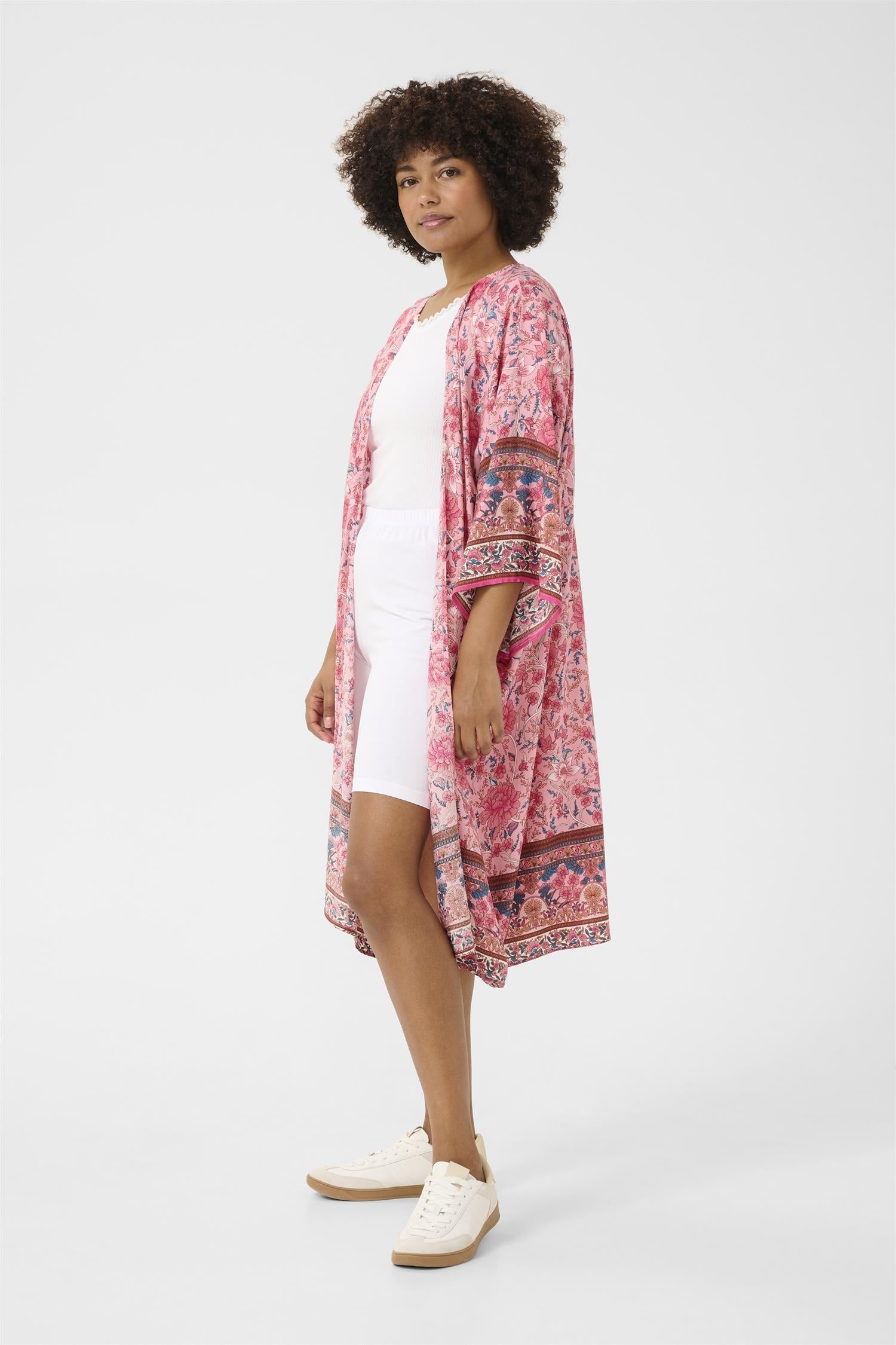 CRFippe Kimono Begonia Pink Flower