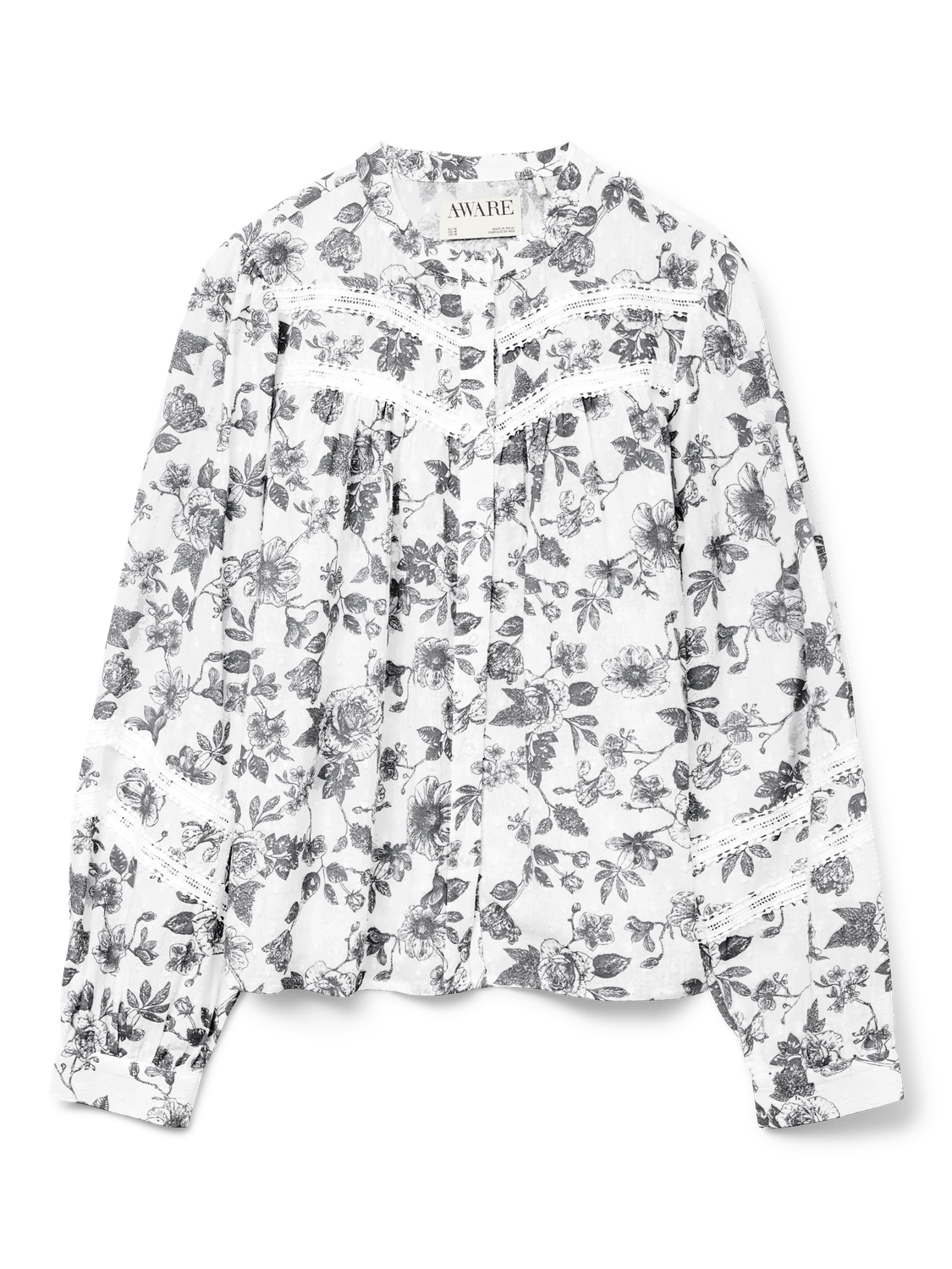 Awharmony Ls Shirt Mellomblå