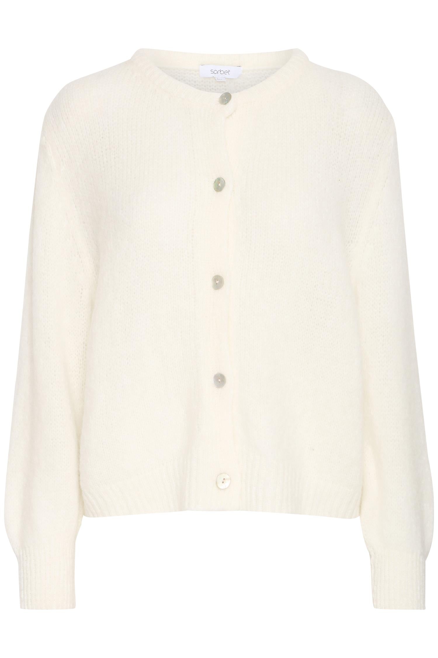 SBGULVIG KNIT CARDIGAN Antique White