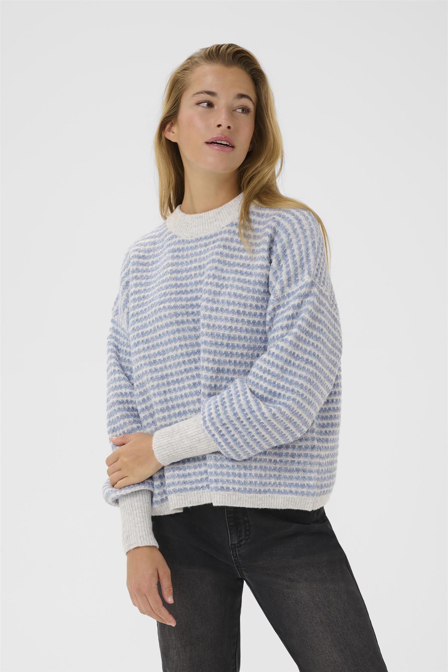 Kaellery Knit Pullover Light Greym/Windward Structure