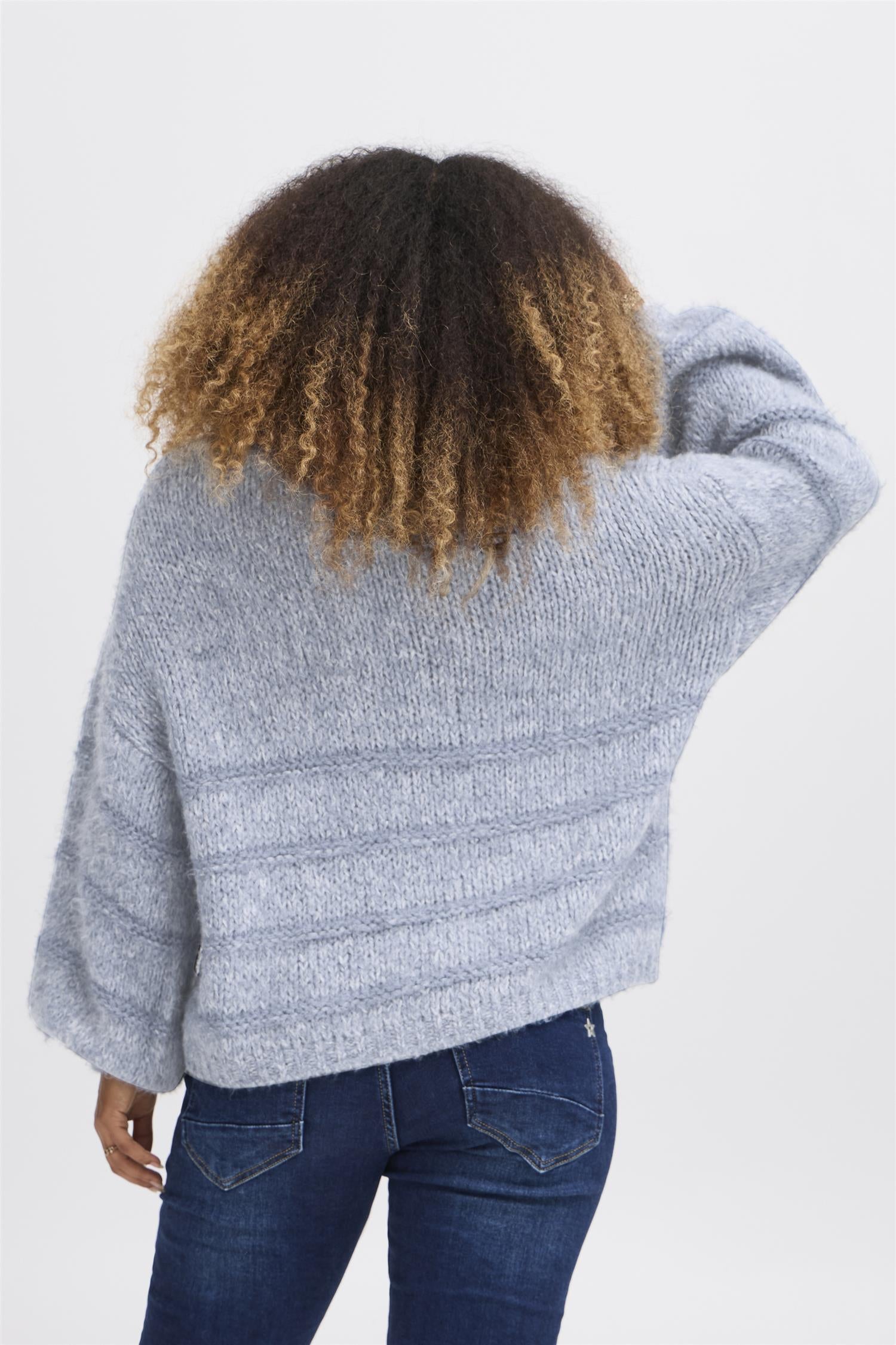 Sbgulmina Knit Blouse Jeans Blue
