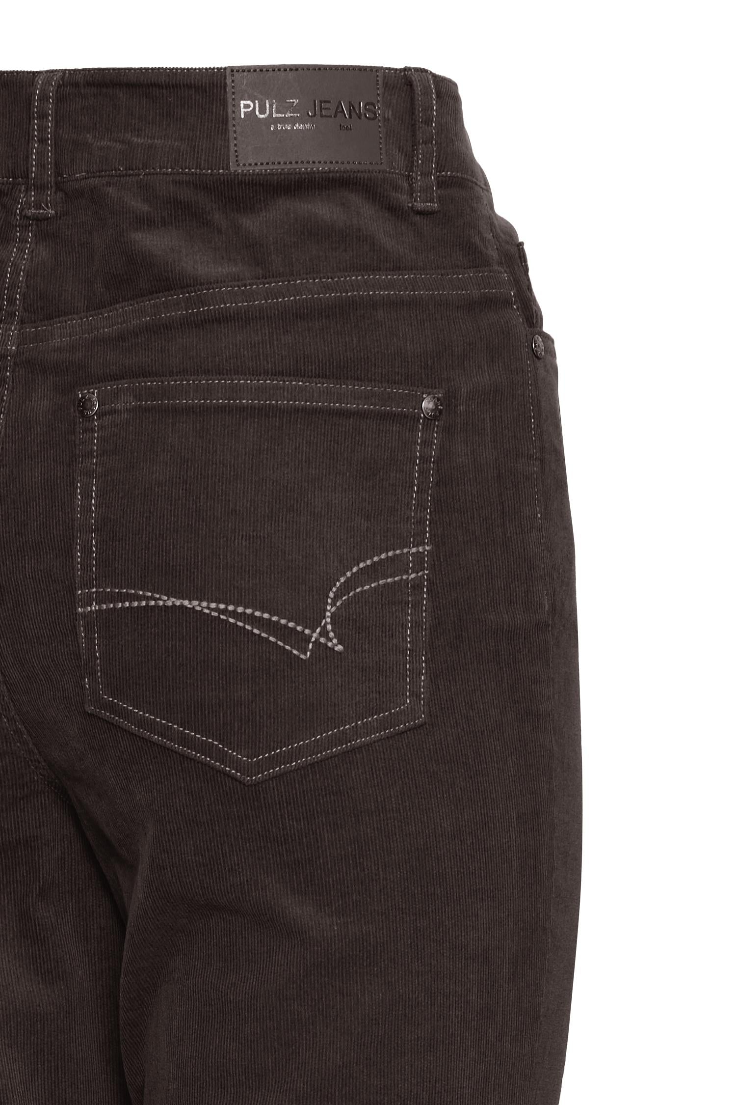 Pzsally Uhw Pant Bootcut Espresso