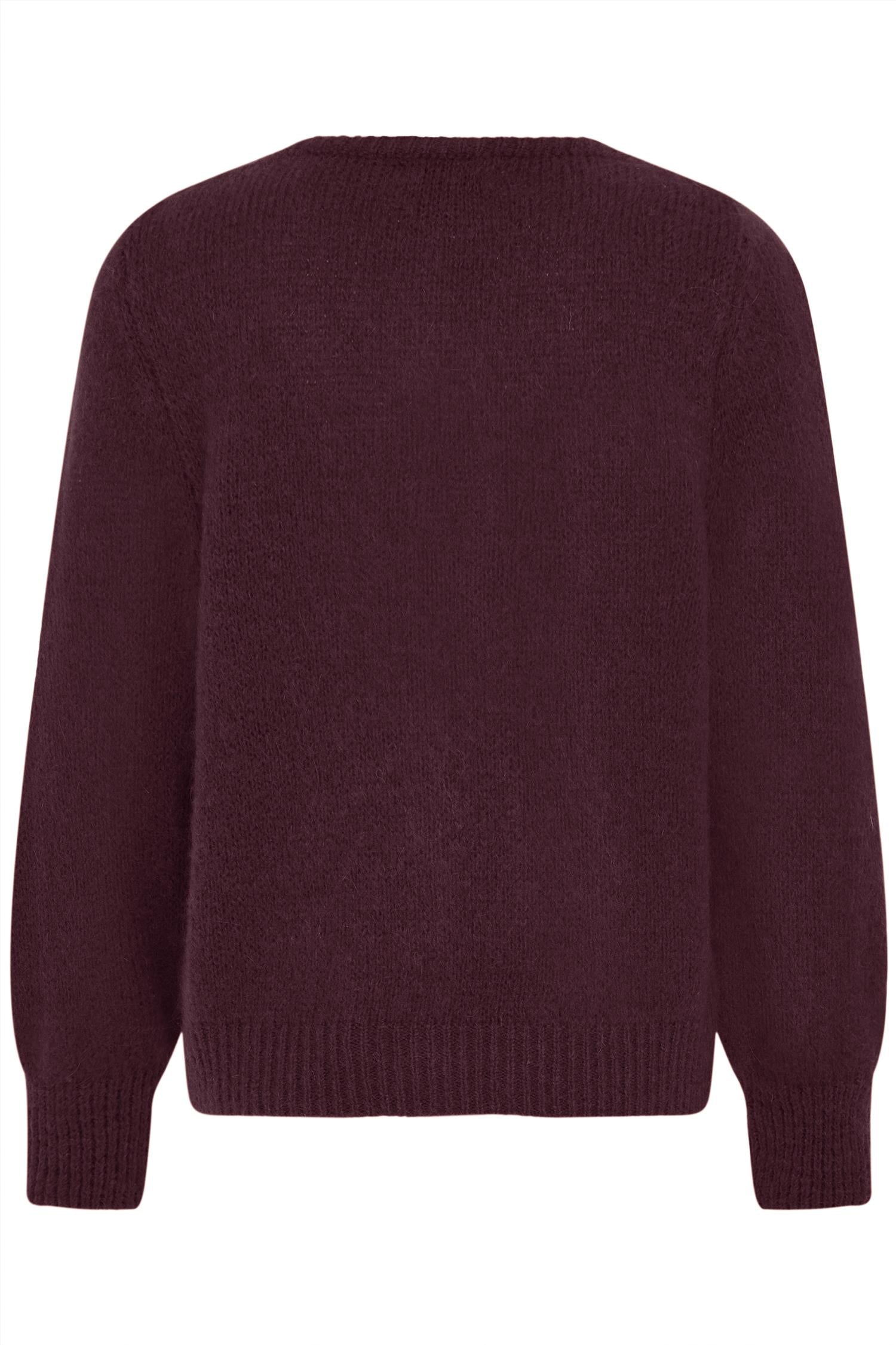 Sbgulvig Knit Cardigan Cabernet