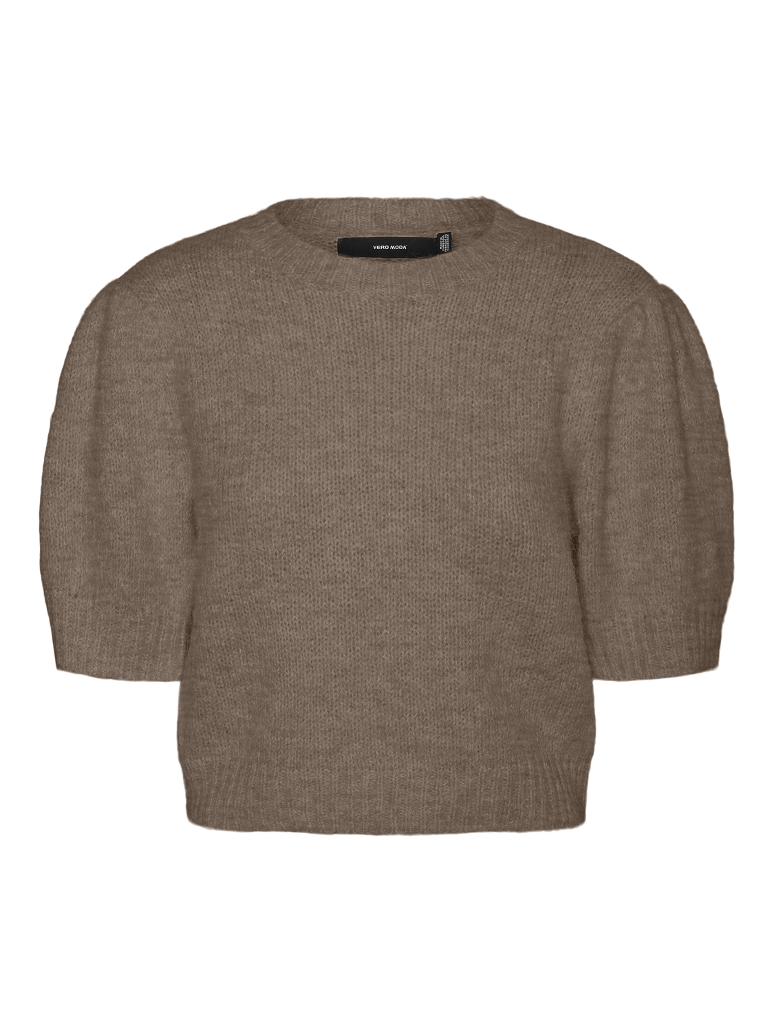VMNOVAH SS O-NECK PUFF PULLOVER GA NOOS Lysebrun