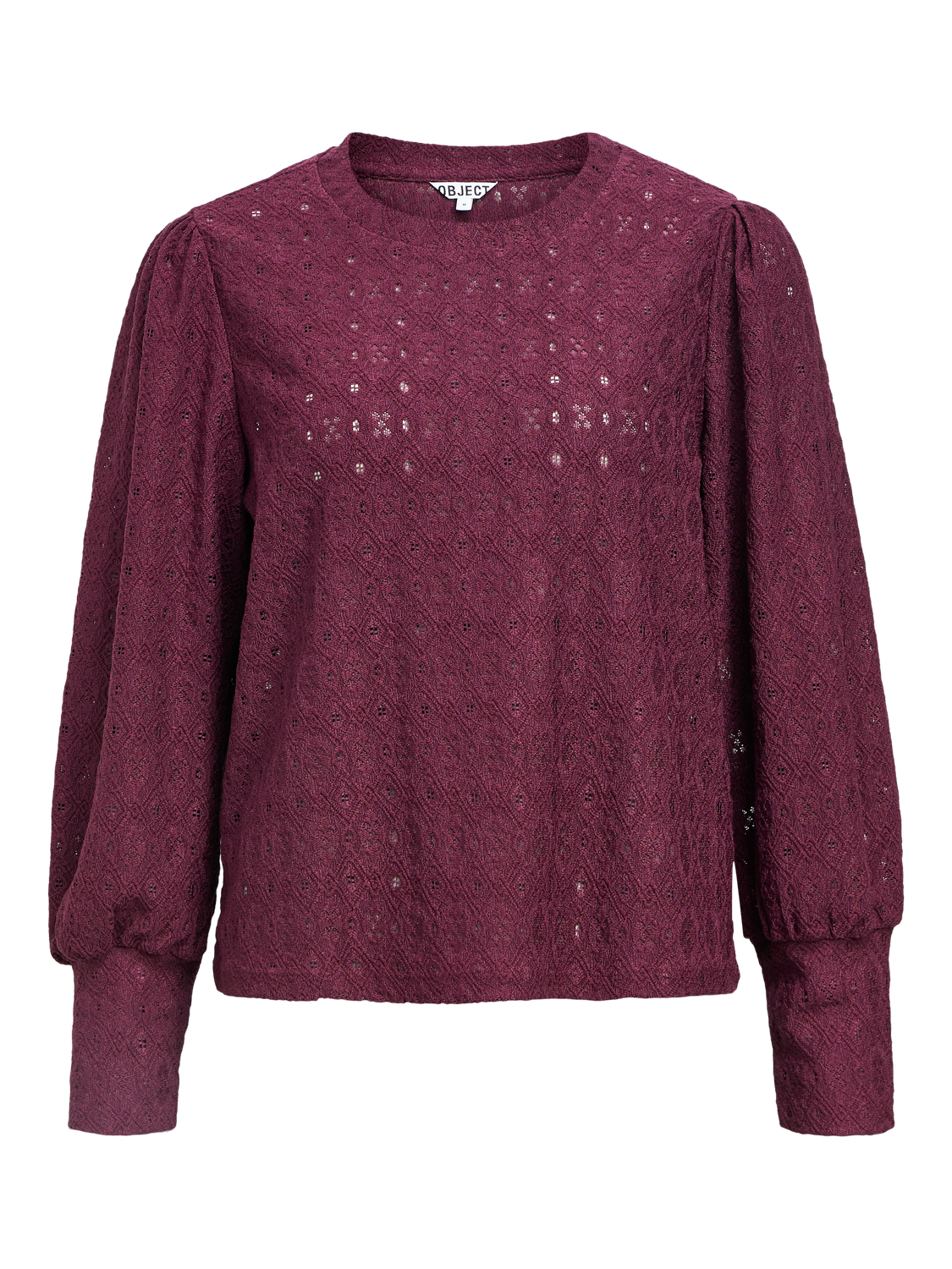 Objlaila L/s Re Top Noos Mørkelilla