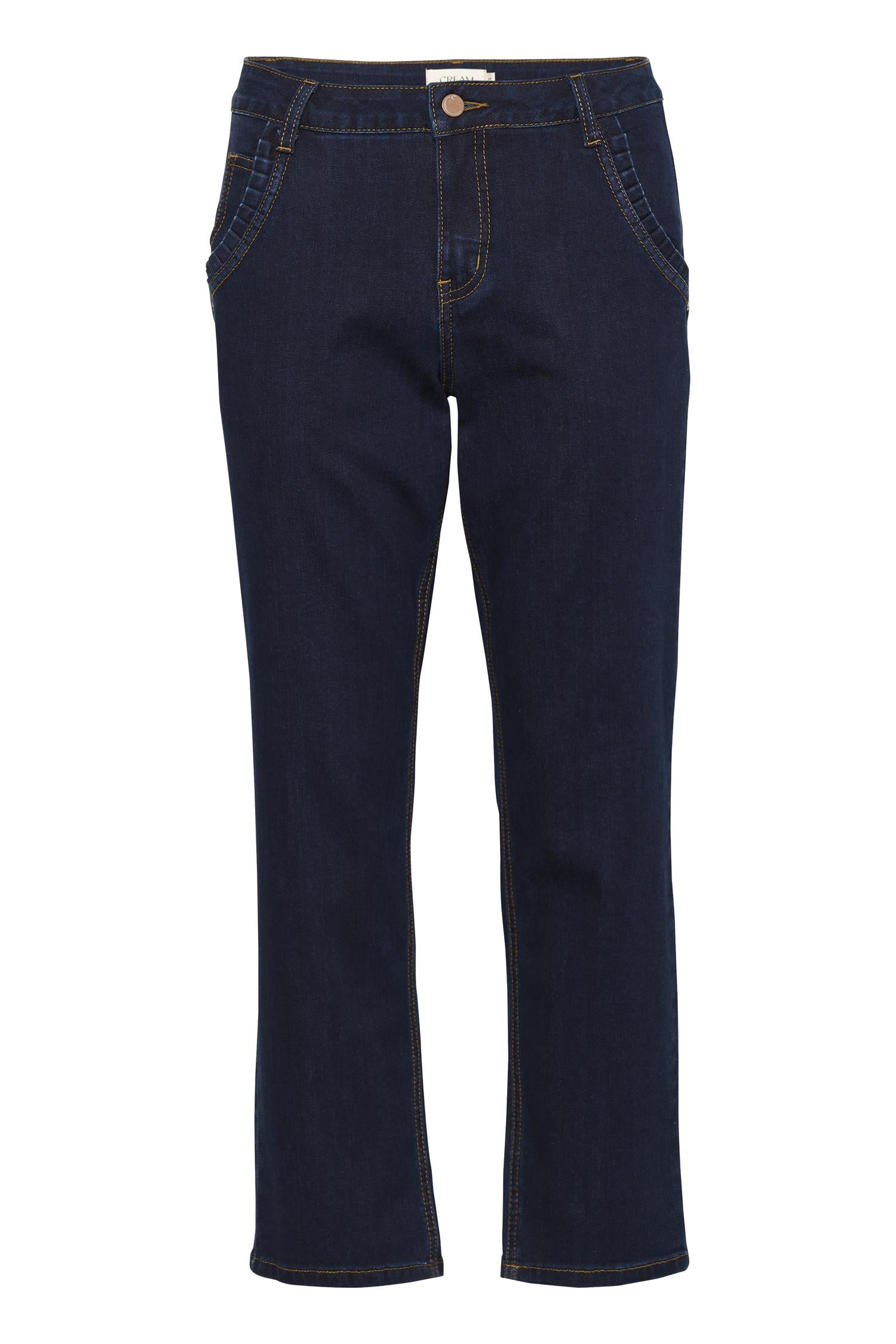 Crraja 7/8 Jeans - Baiily Fit Rinse Dark Blue Denim