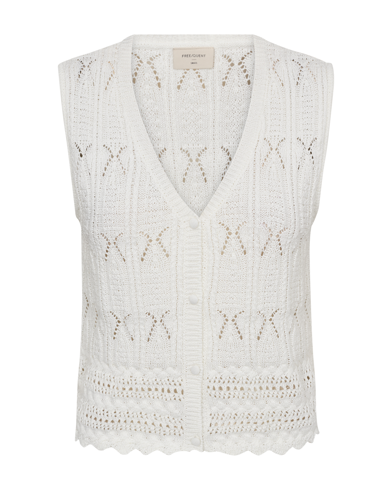 FQFRAYA-WAISTCOAT Hvit