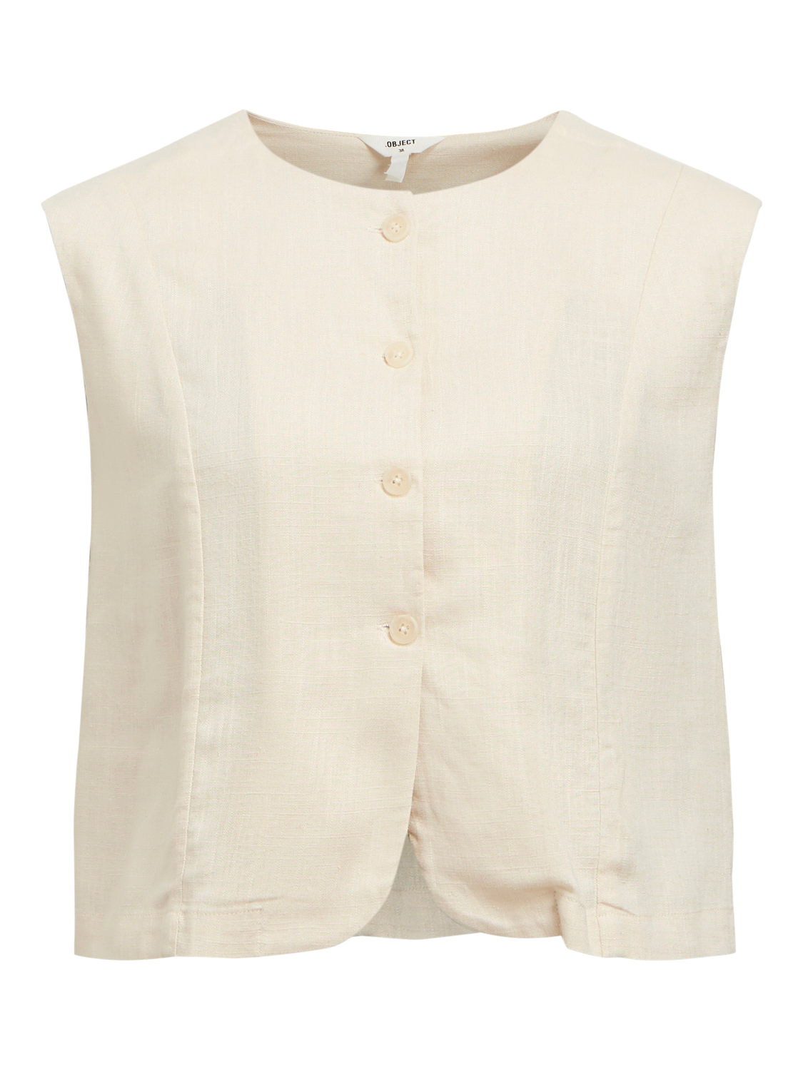 OBJAYA S/L RE VEST 138 Beige