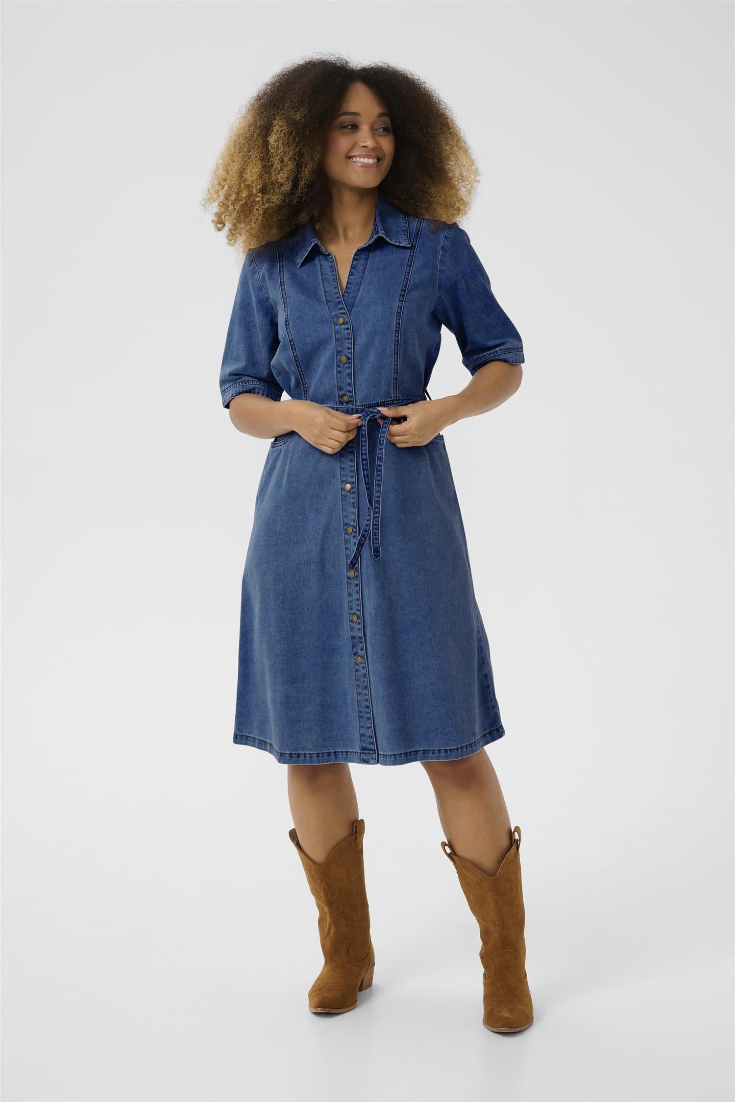 Crestelle Denim Dress Jasper Blue Denim