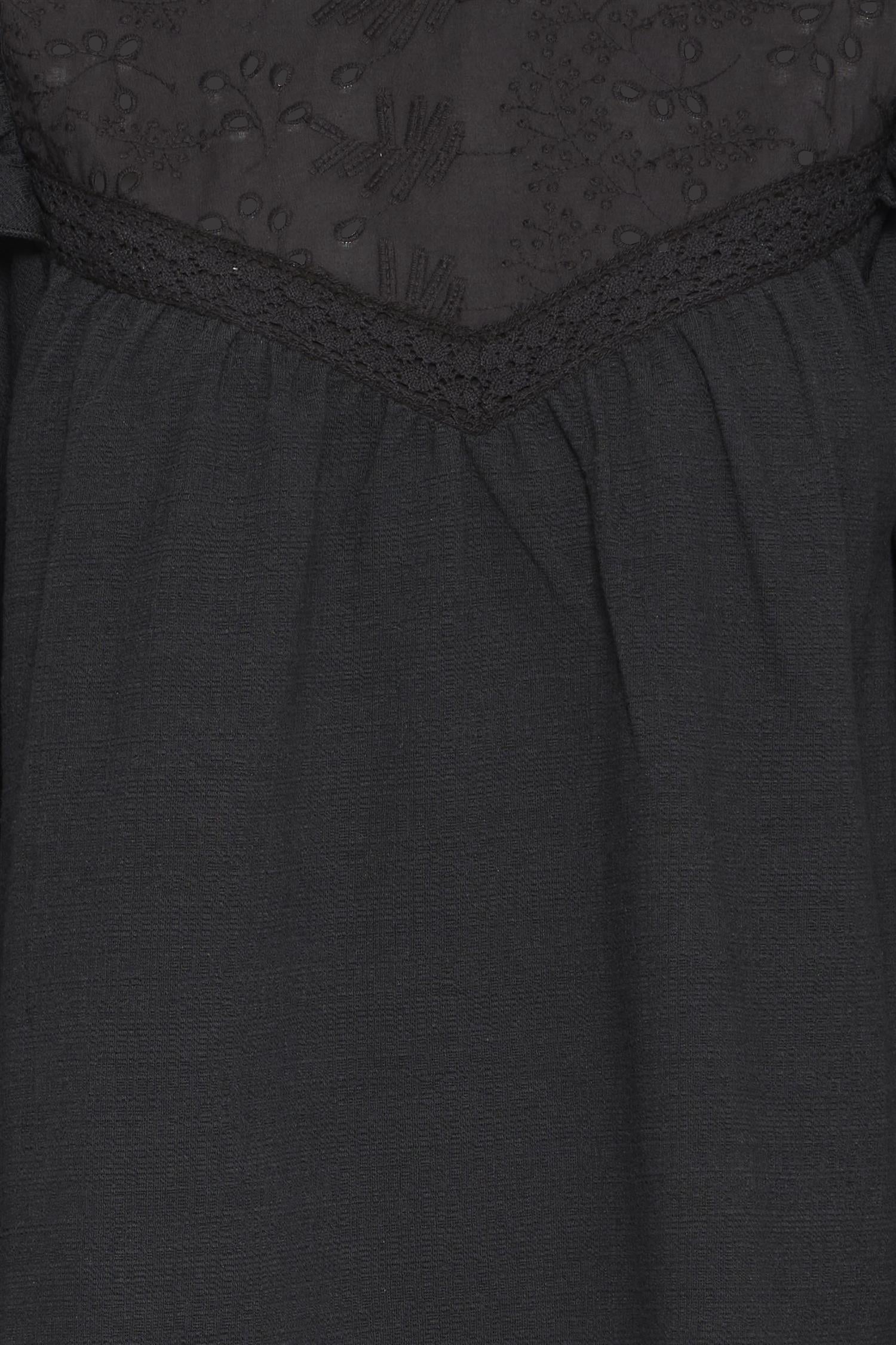Pzpalmer Blouse Black Beauty