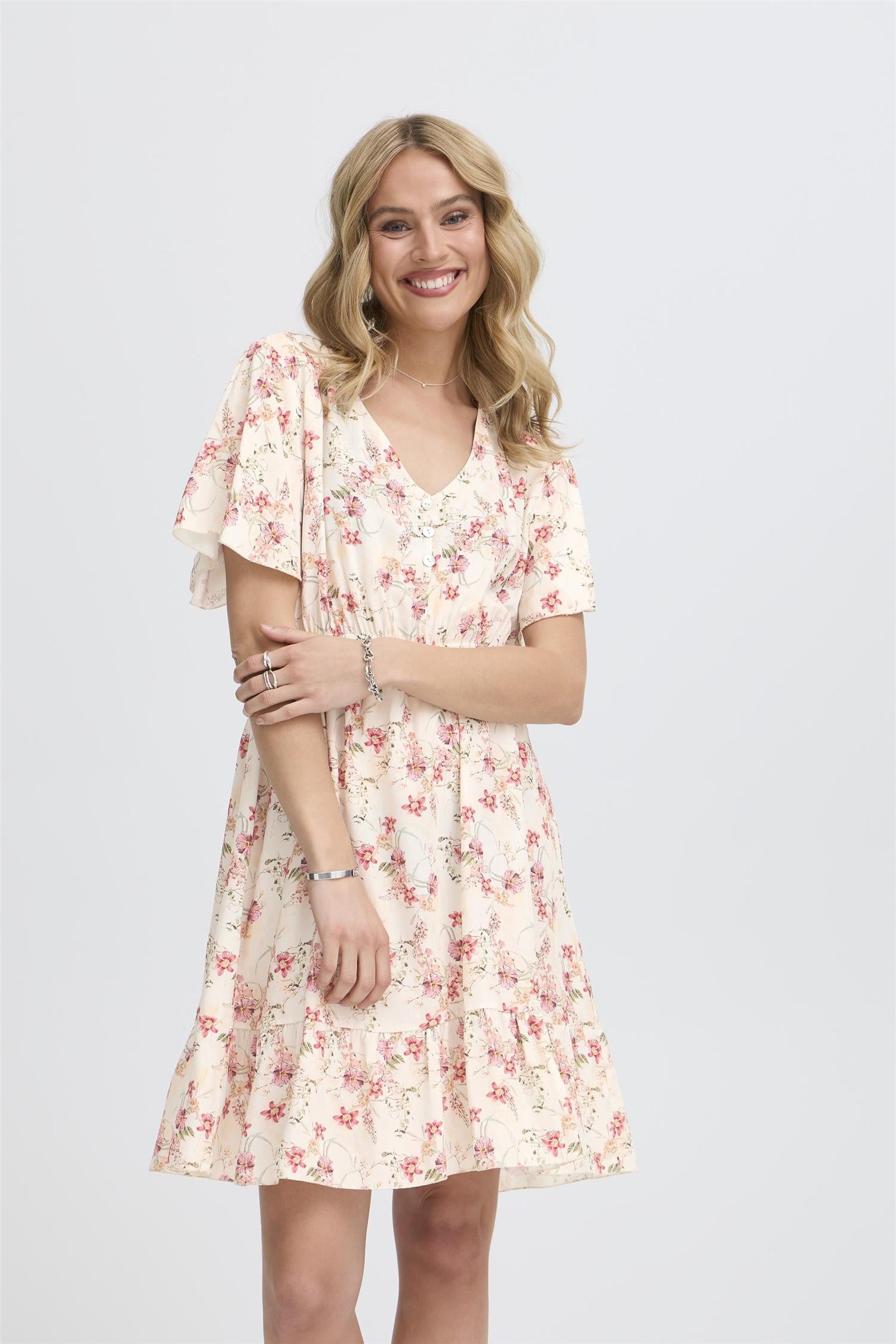 SBGISLA SHORT DRESS Hvit