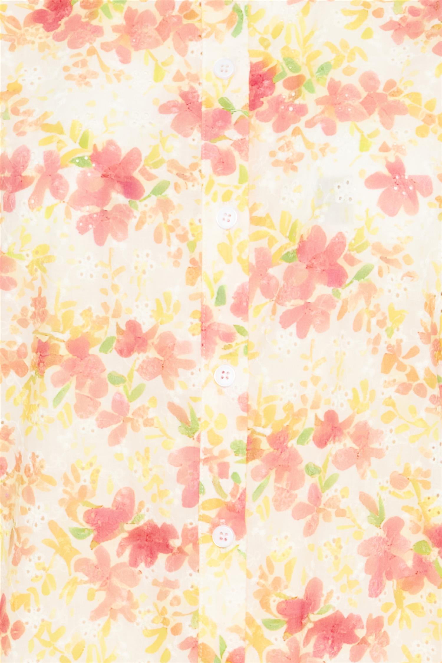 PZWILLA Shirt Dubarry Flower Printed