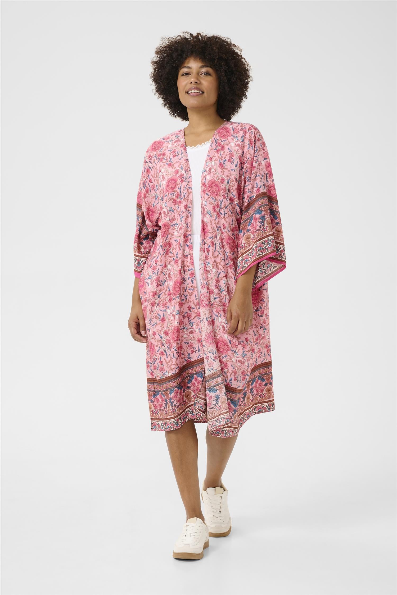 CRFippe Kimono Begonia Pink Flower