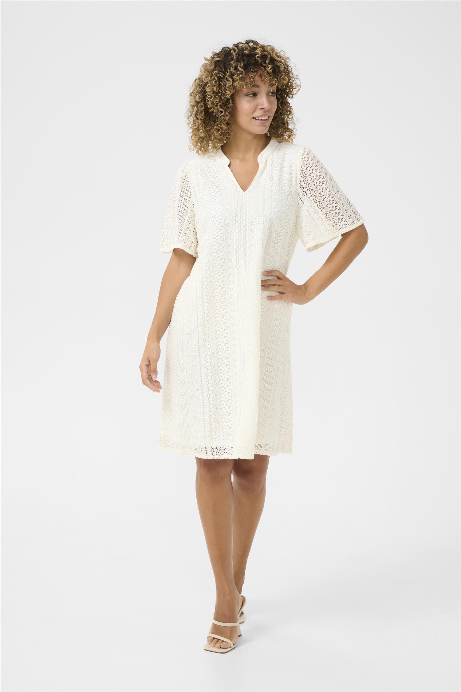 CRRubby Lace Dress Marshmallow