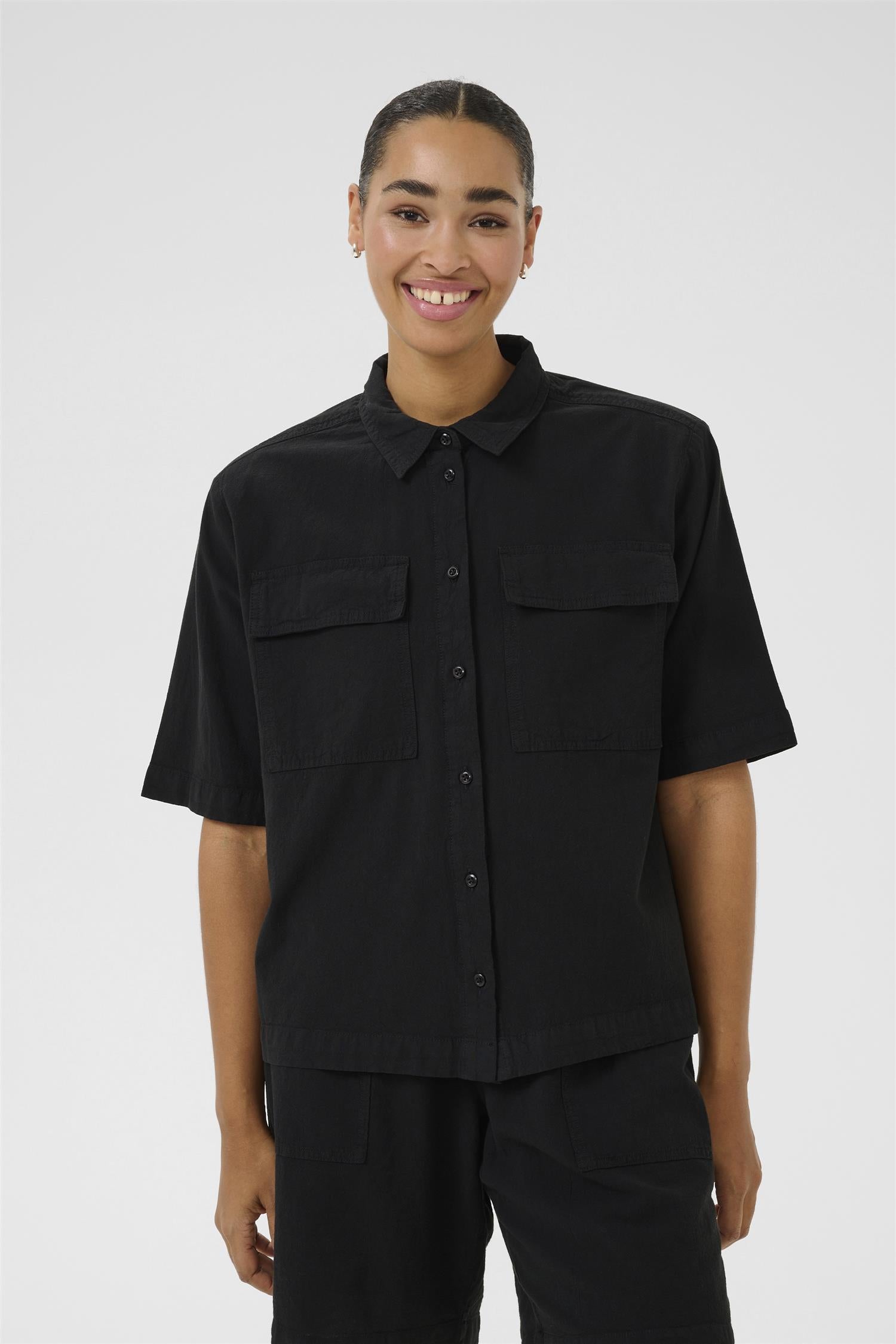 KAnaya Liah Shirt Black Deep