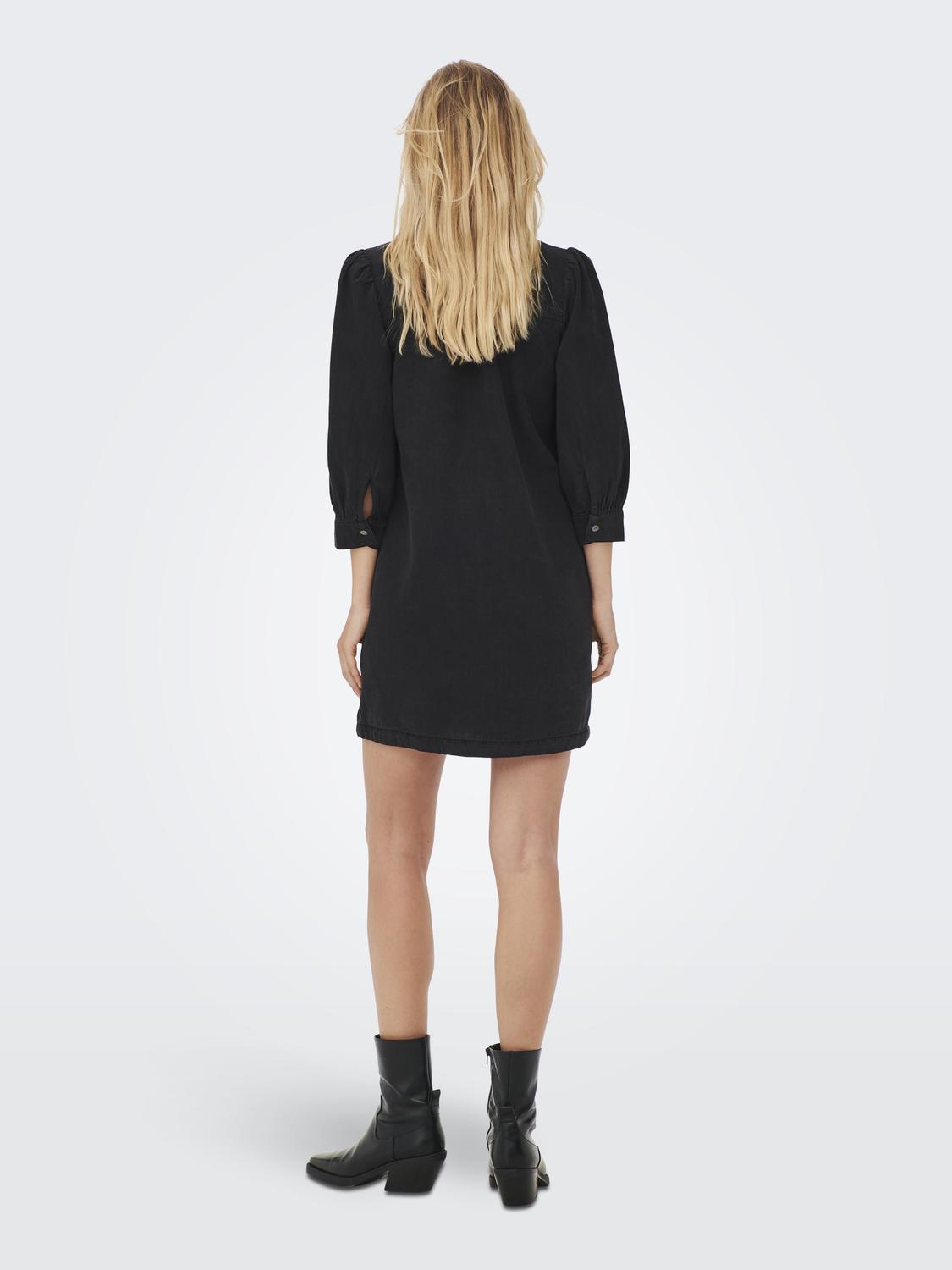 -Onlfelica Dnm Dress Noos Sort