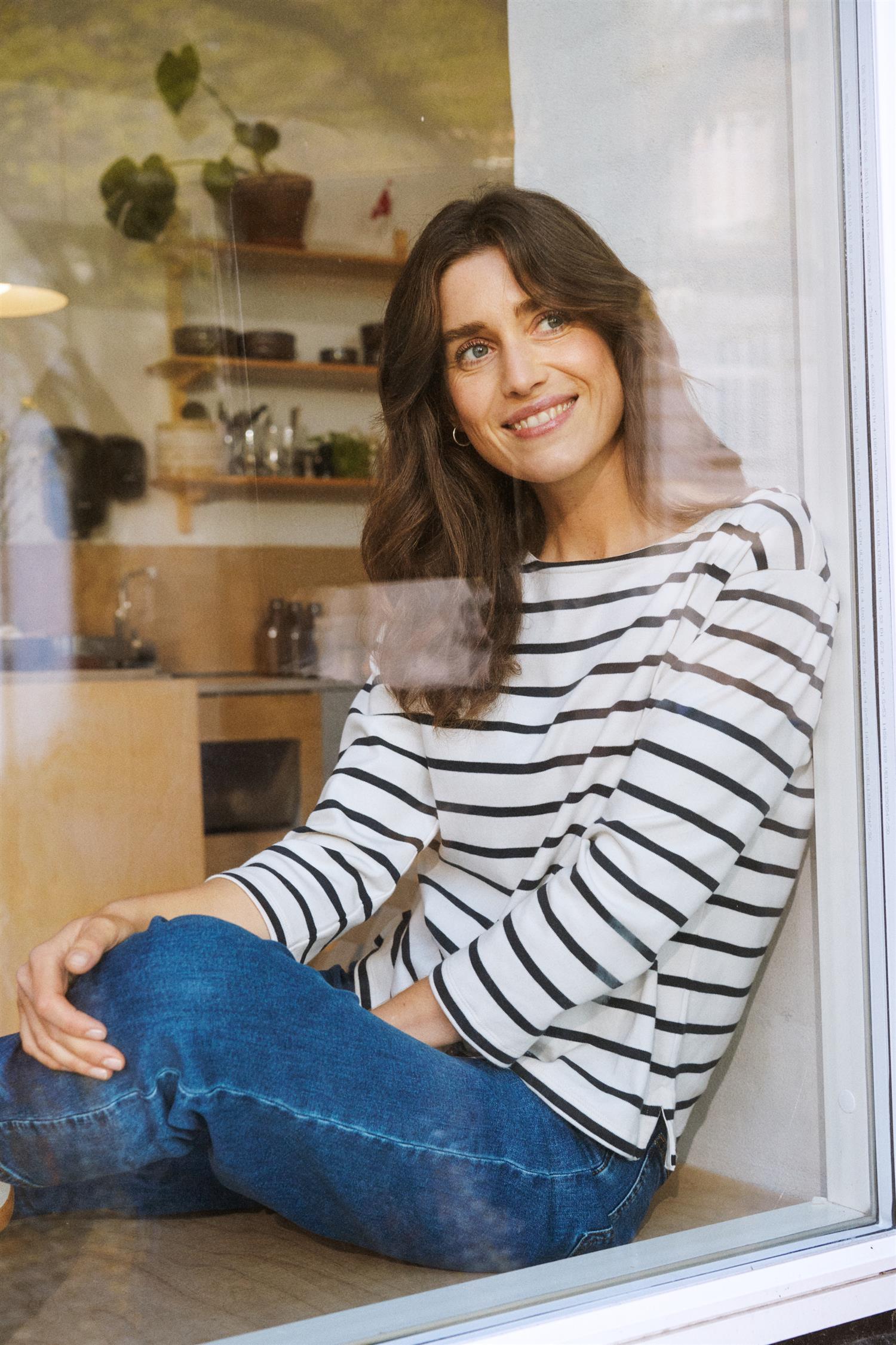 Nelapw Ts Dark Navy Stripe