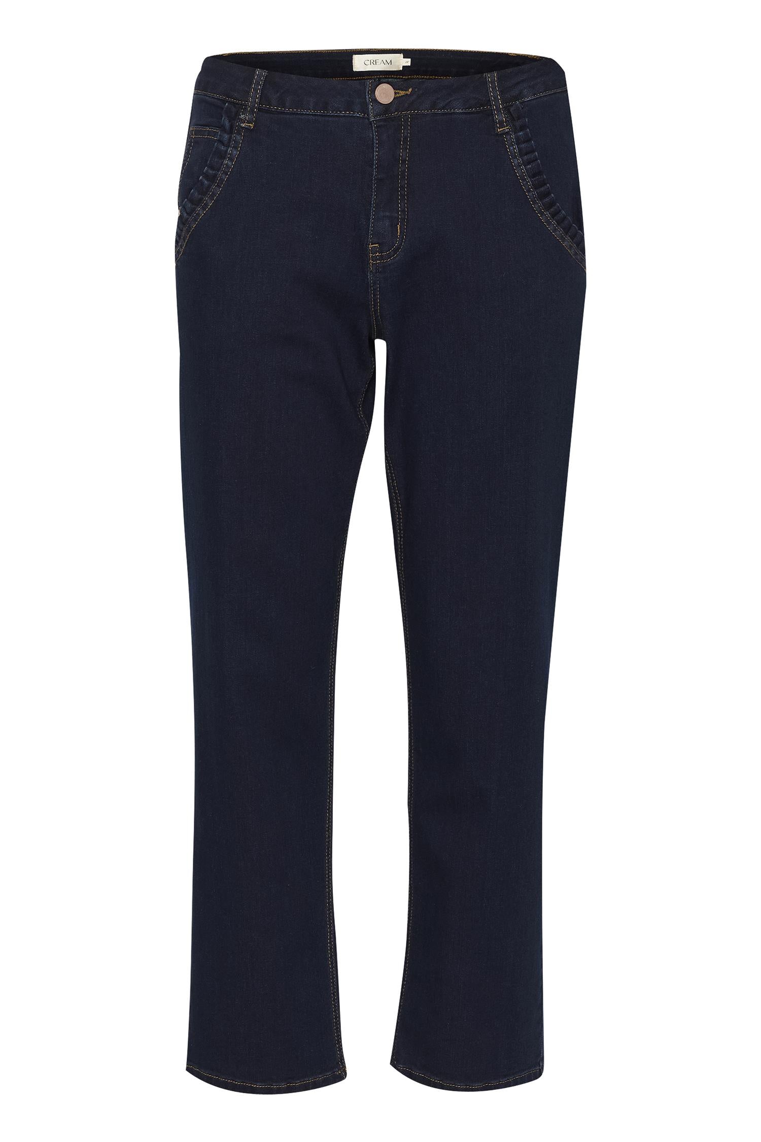 Crraja 7/8 Jeans - Baiily Fit Rinse Dark Blue Denim