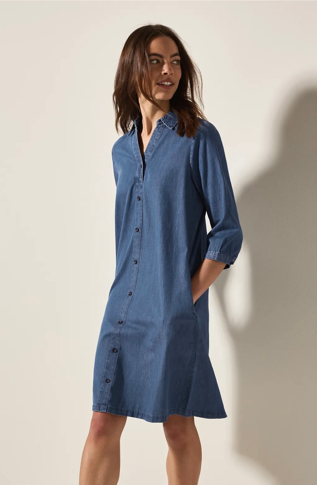 Denimlook dress Medium Blue Denim