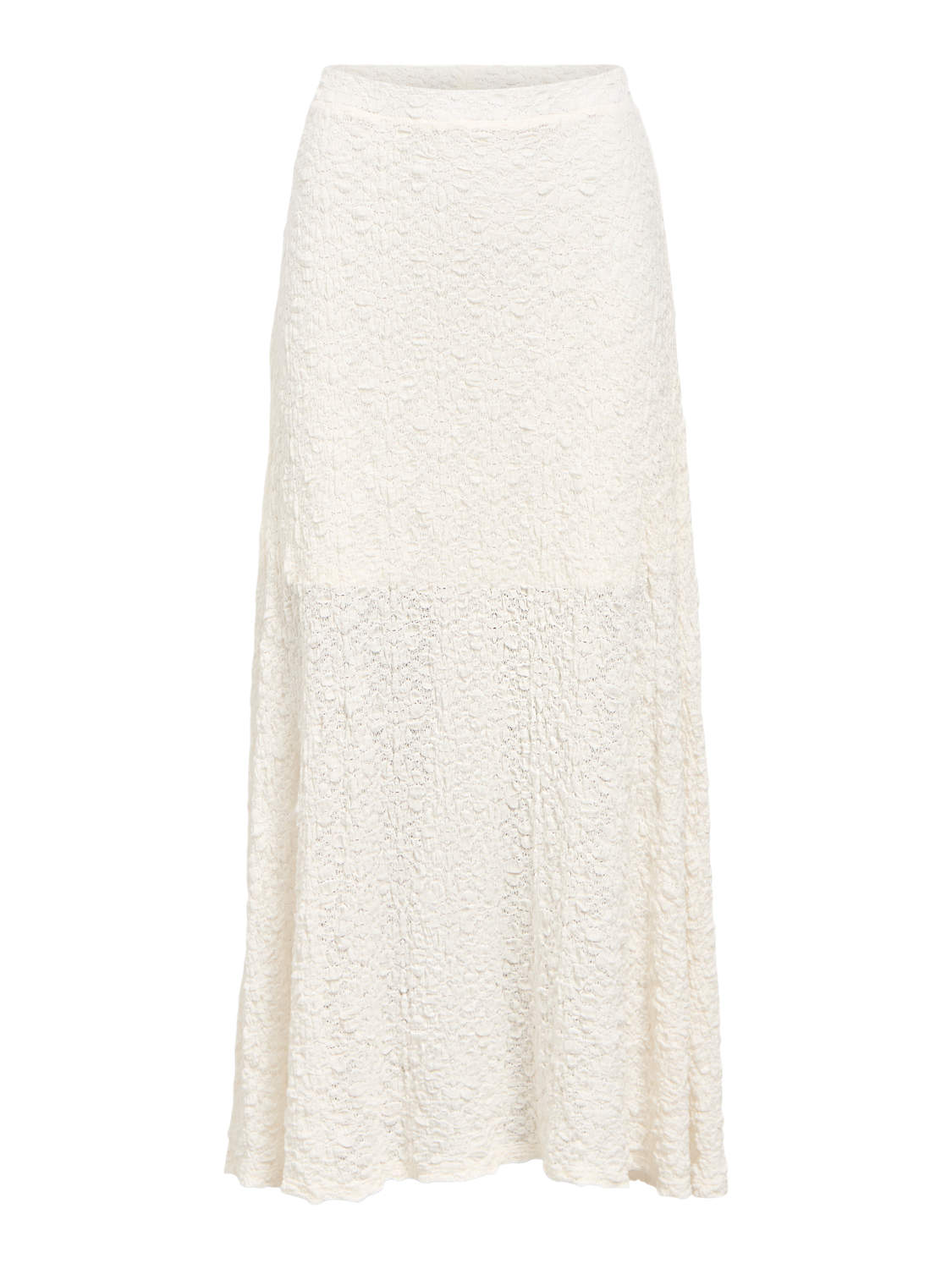 OBJMILIKA RE LONG HW SKIRT 138 Hvit