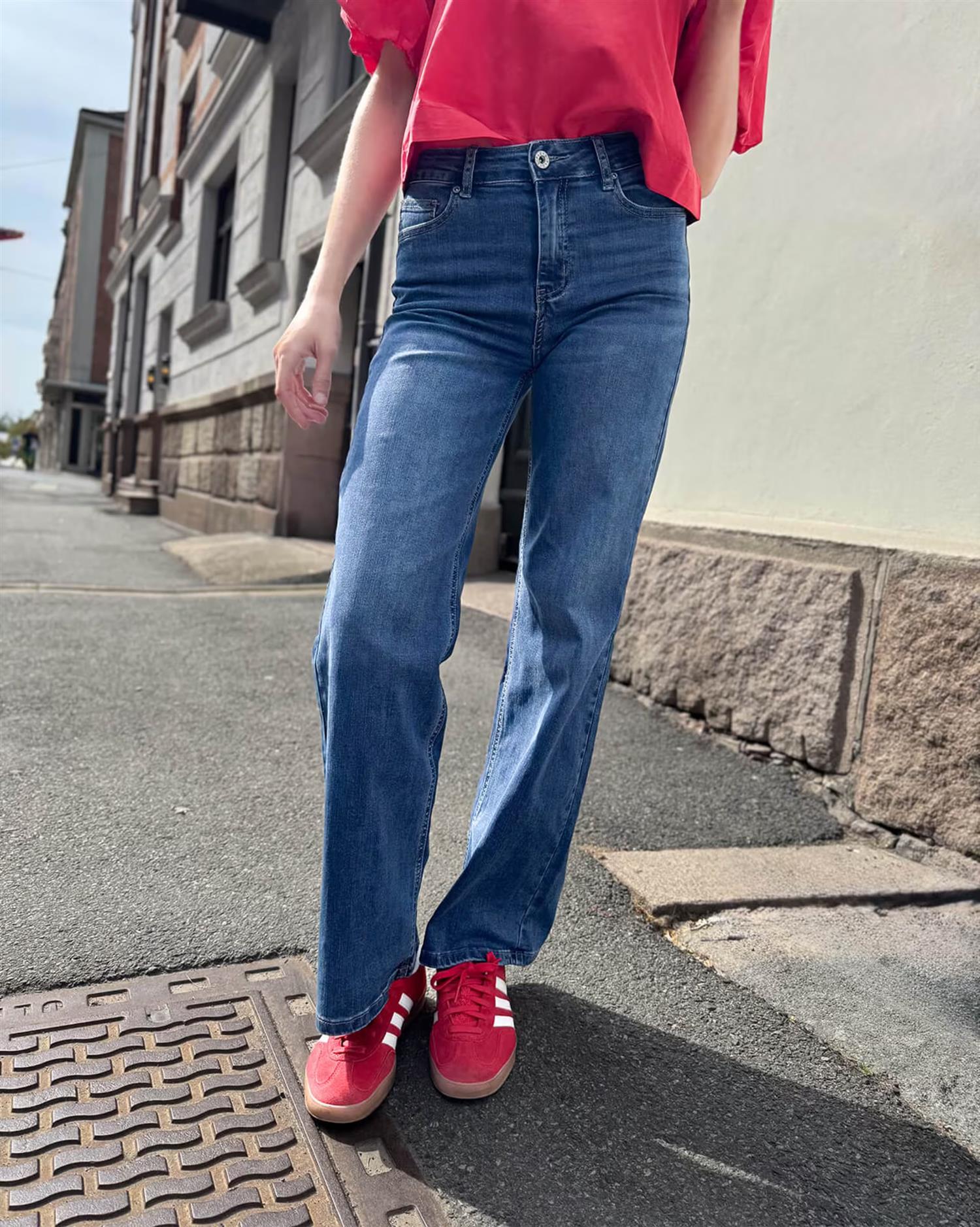 ELLIE 4007 JEANS Mørkeblå