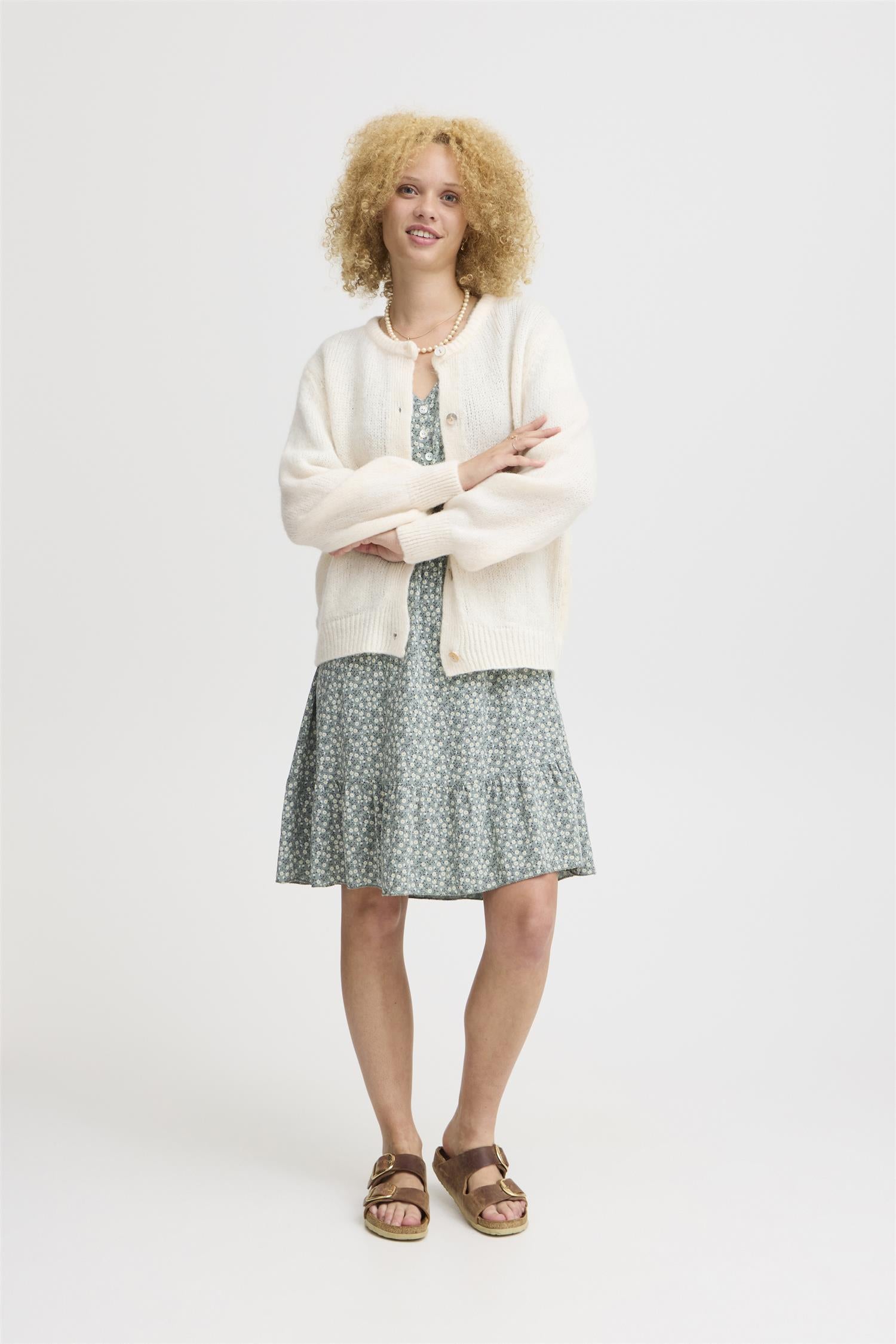 SBGULVIG KNIT CARDIGAN Antique White