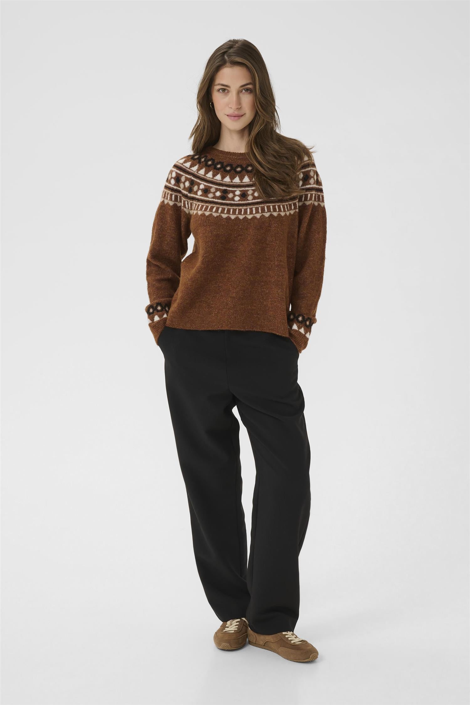 Crcherrie Pullover Sorrel Horse Melange