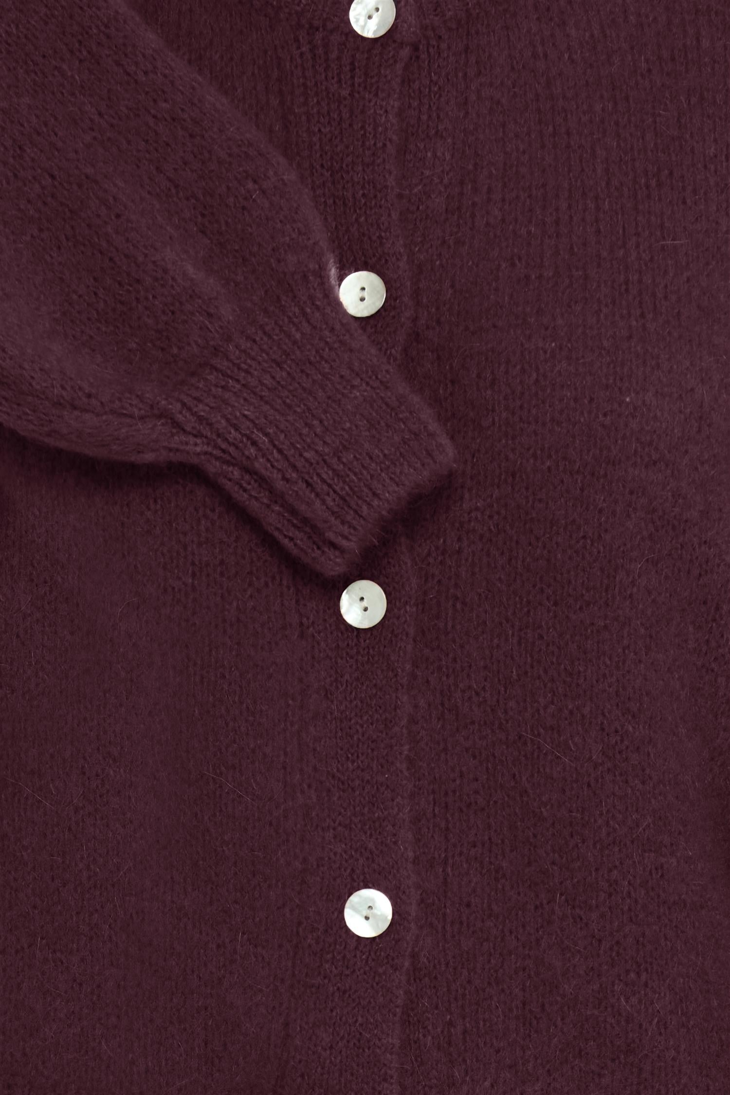 Sbgulvig Knit Cardigan Cabernet