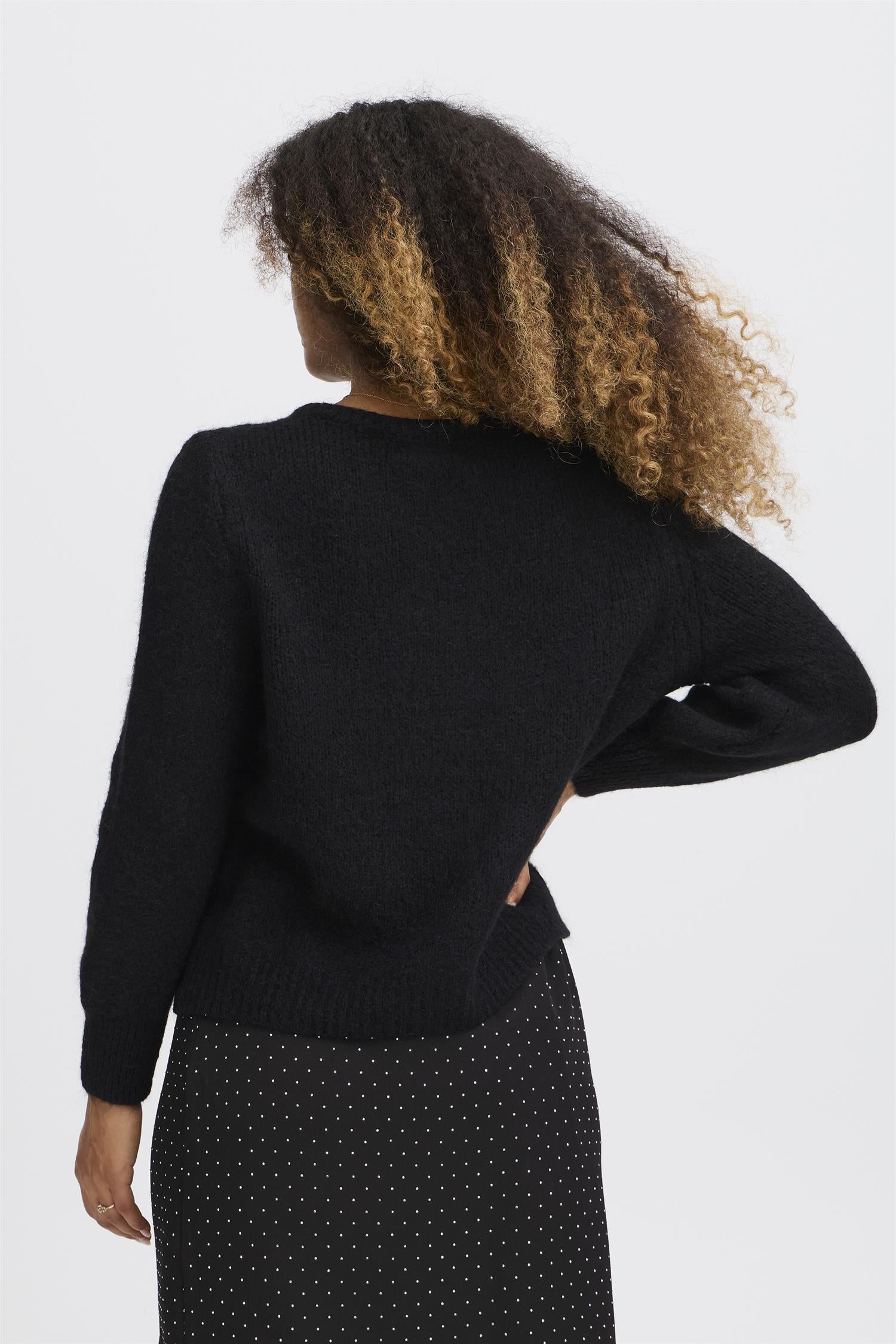 Sbgulvig Knit Cardigan Jet Black