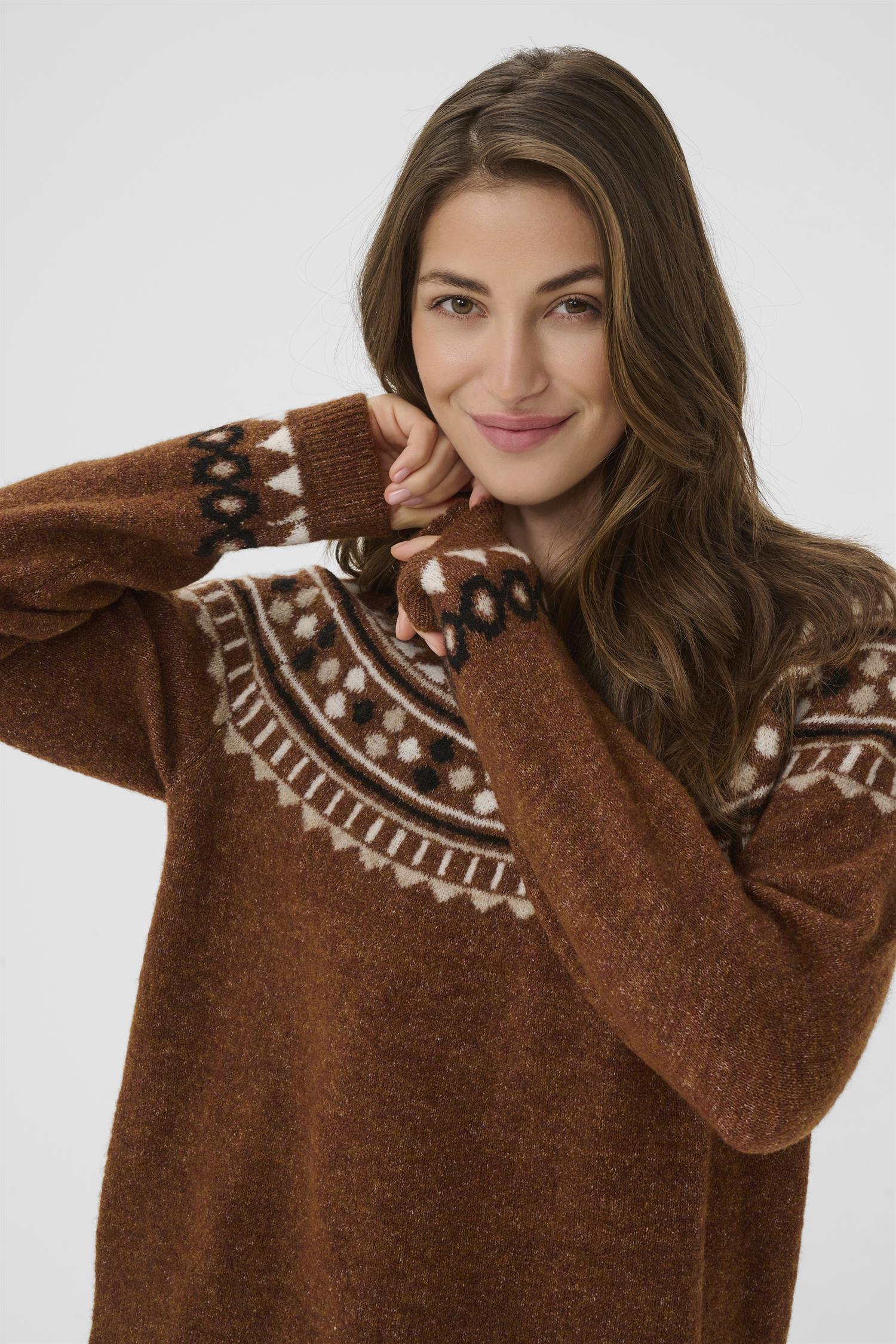 Crcherrie Pullover Sorrel Horse Melange