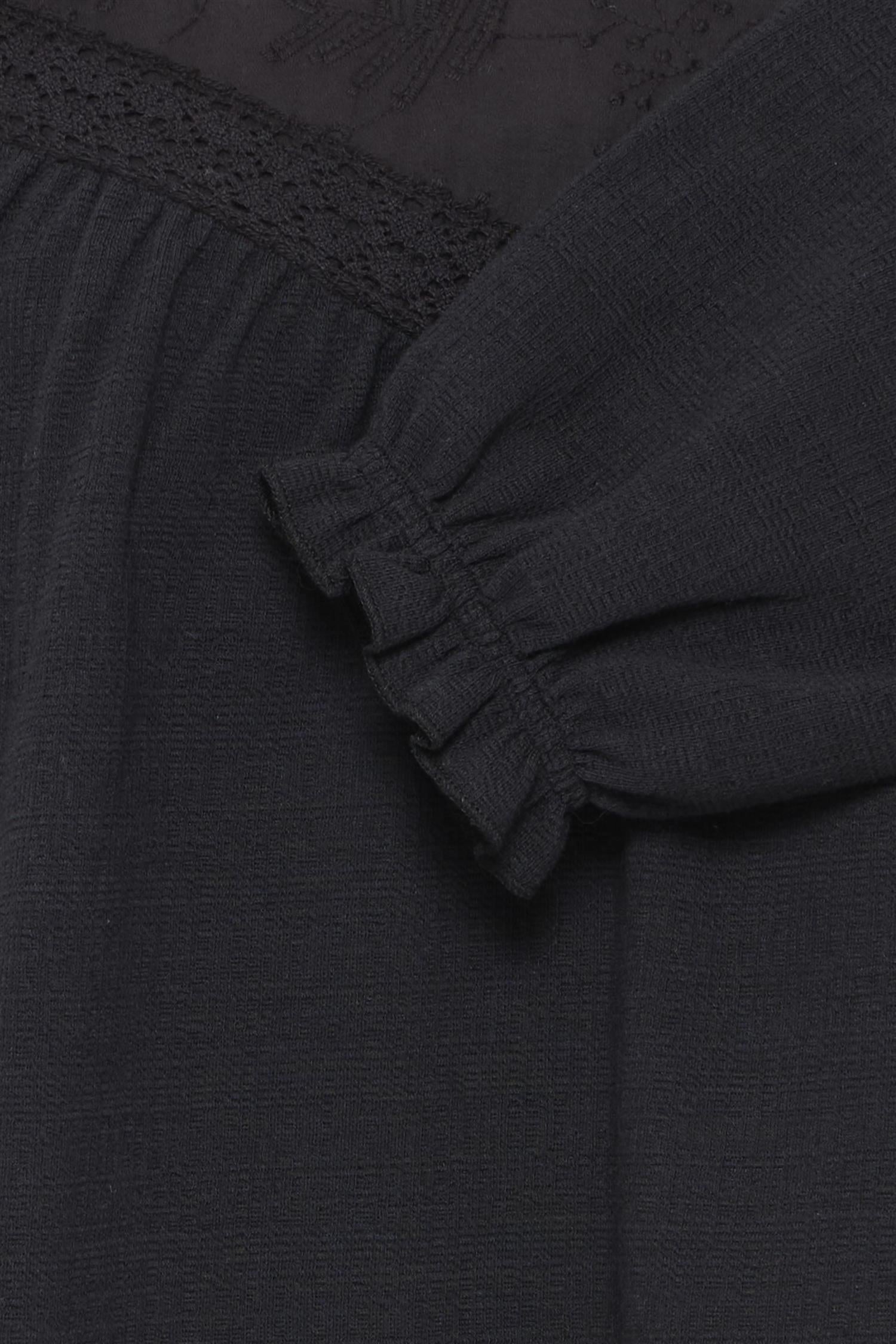 Pzpalmer Blouse Black Beauty