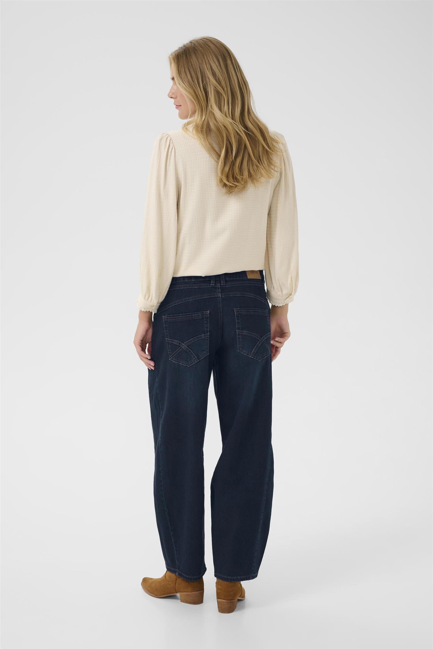 Crbahren Ankl Balloon Jeans-Relaxed Fit Garland Dark Blue Denim