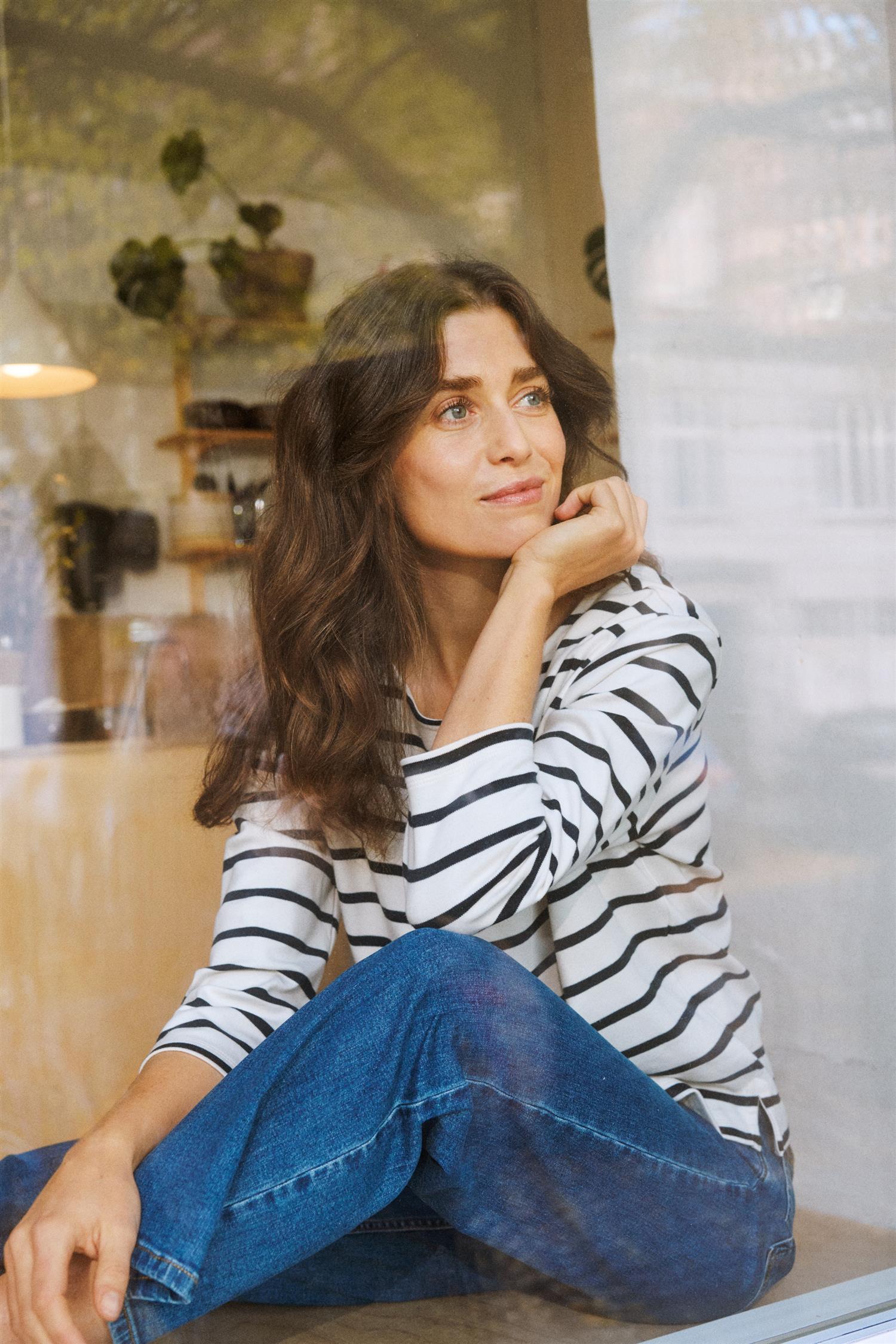 Nelapw Ts Dark Navy Stripe