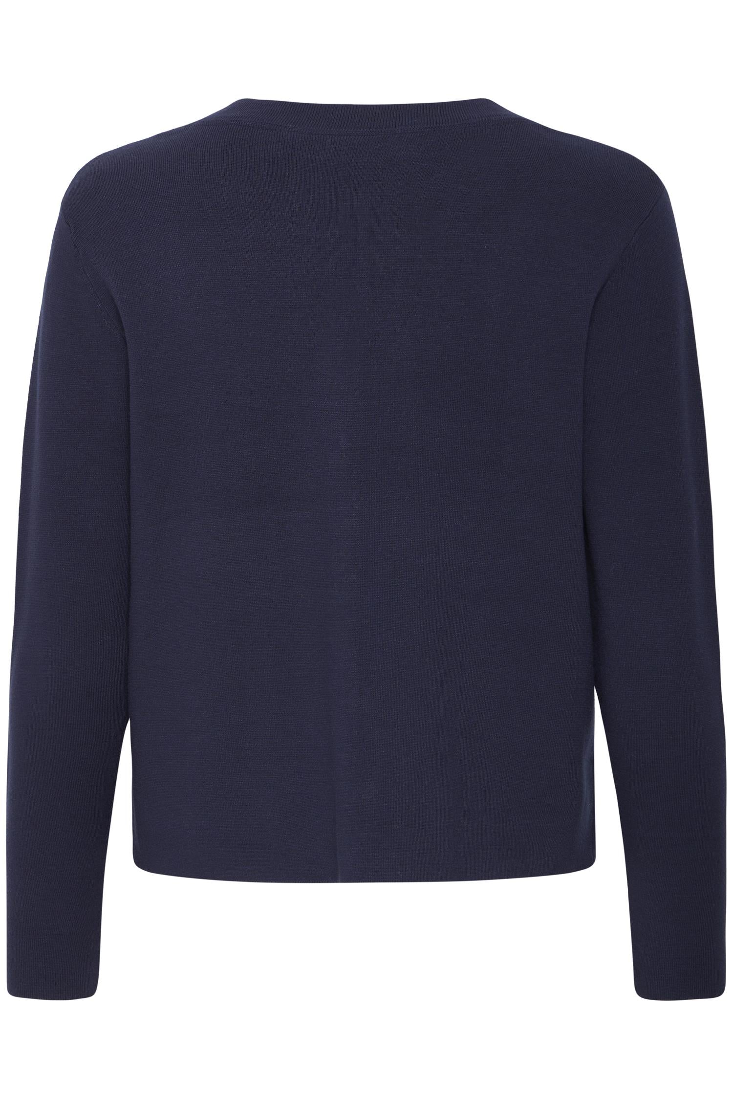 Pzsara Short Cardigan Dark Sapphire