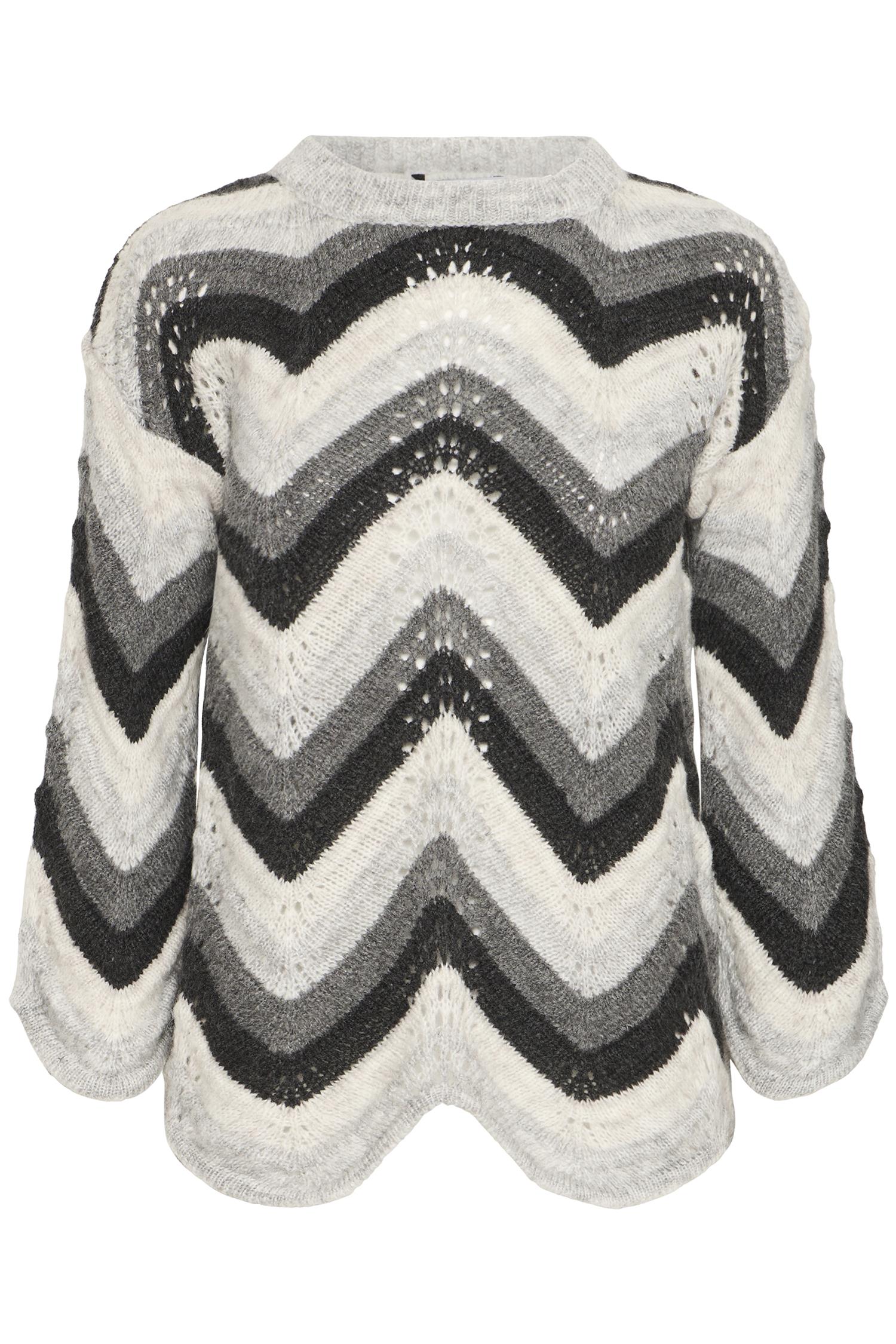 Sbbidiga Knit Blouse Grey Melange