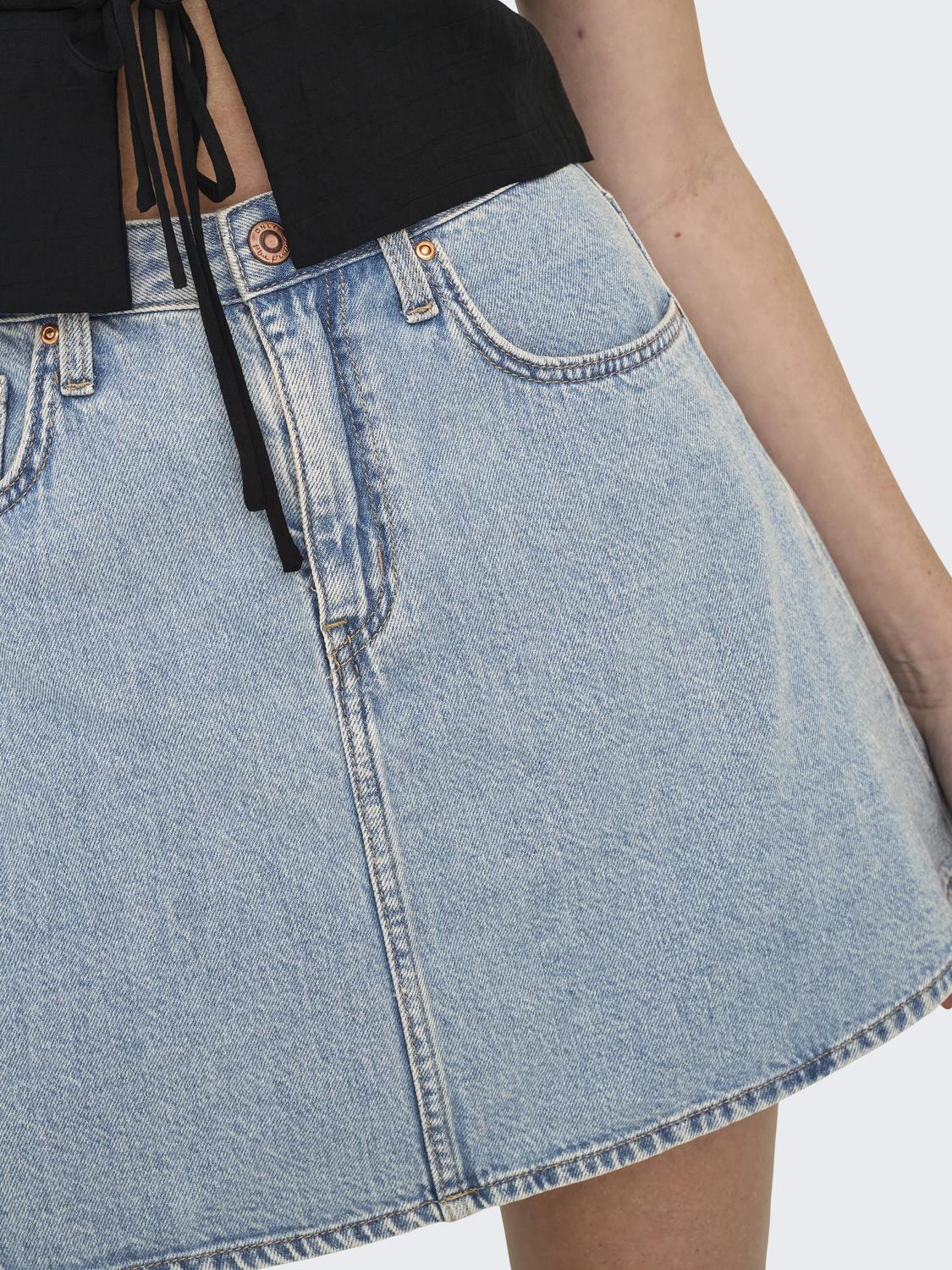 ONLEDEN A-SKIRT DNM PIM Blå