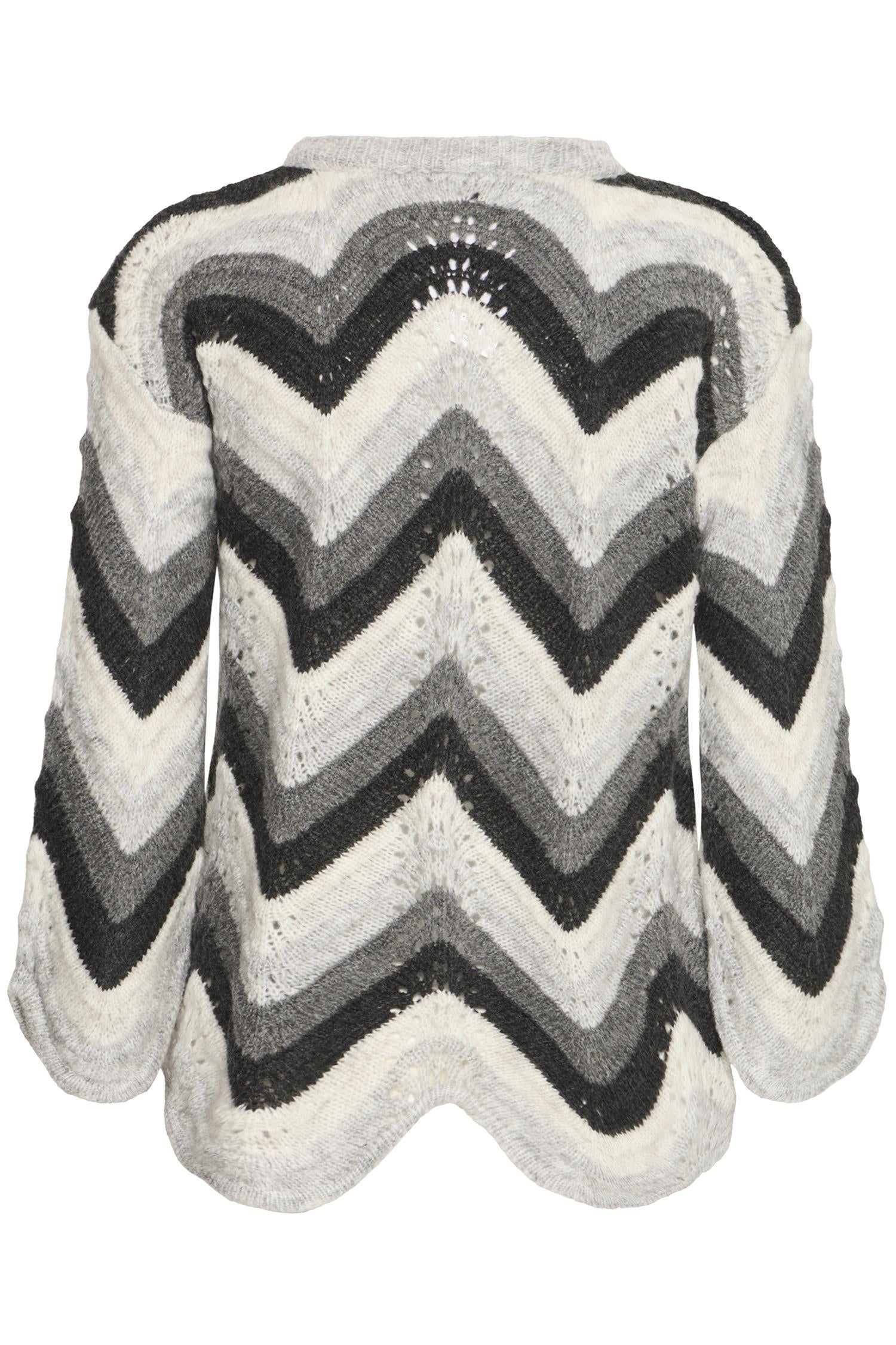 Sbbidiga Knit Blouse Grey Melange