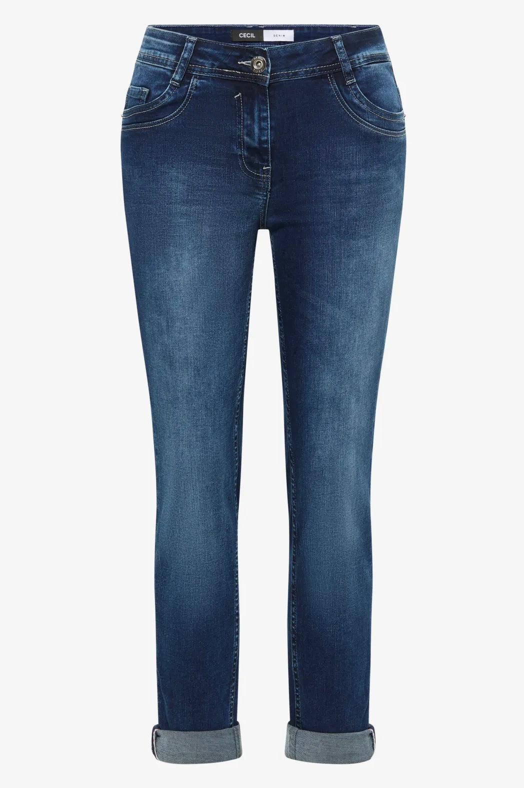 Scarlett straight Medium Blue Denim