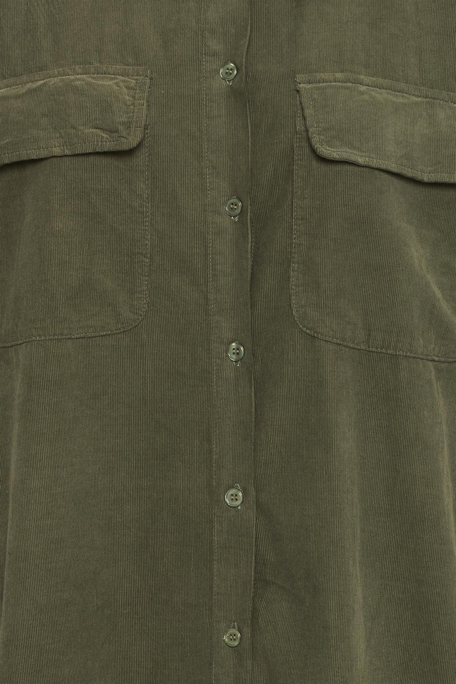 Sbtonya Shirt Dress Dusty Olive