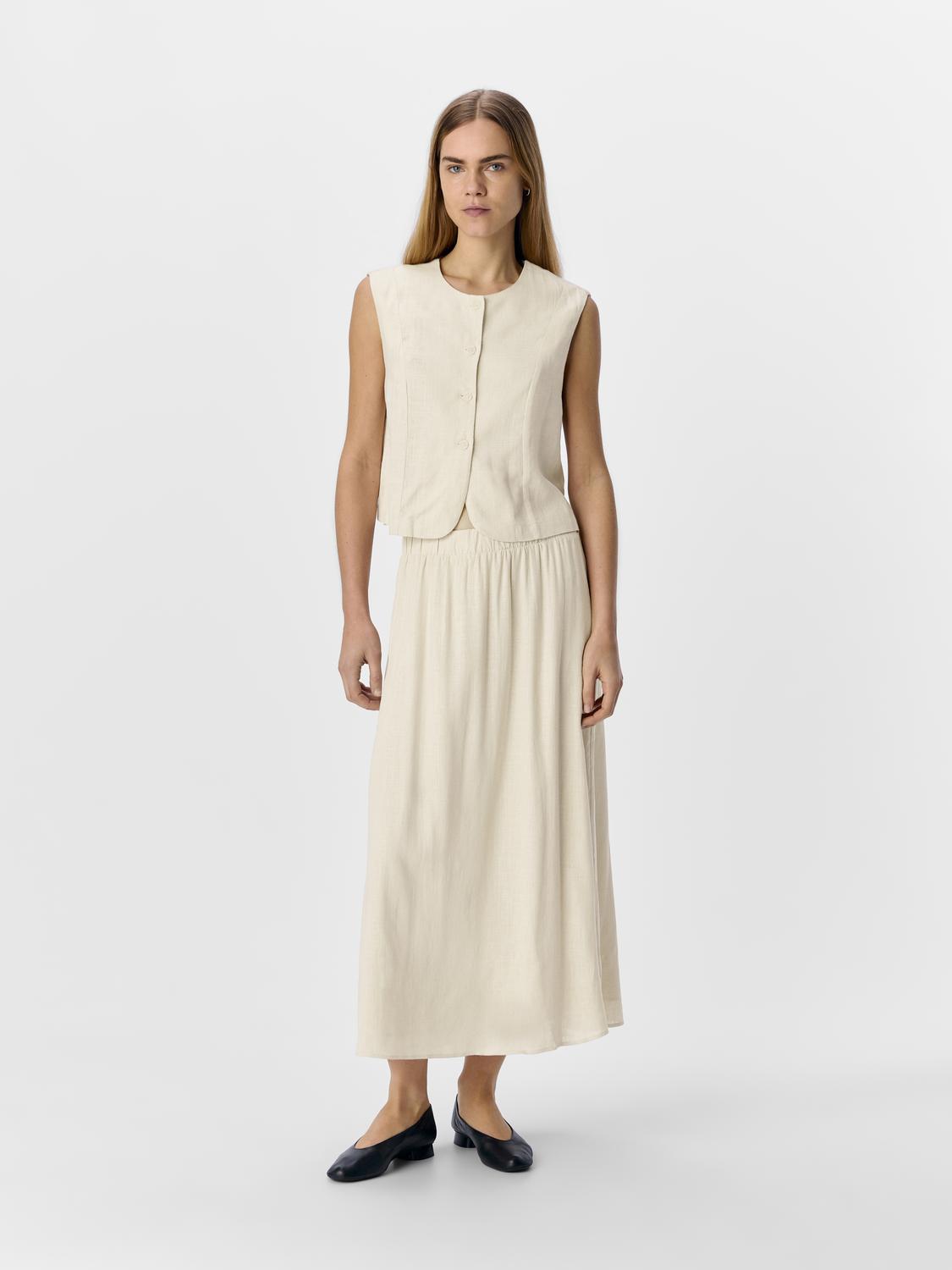 OBJAYA S/L RE VEST 138 Beige