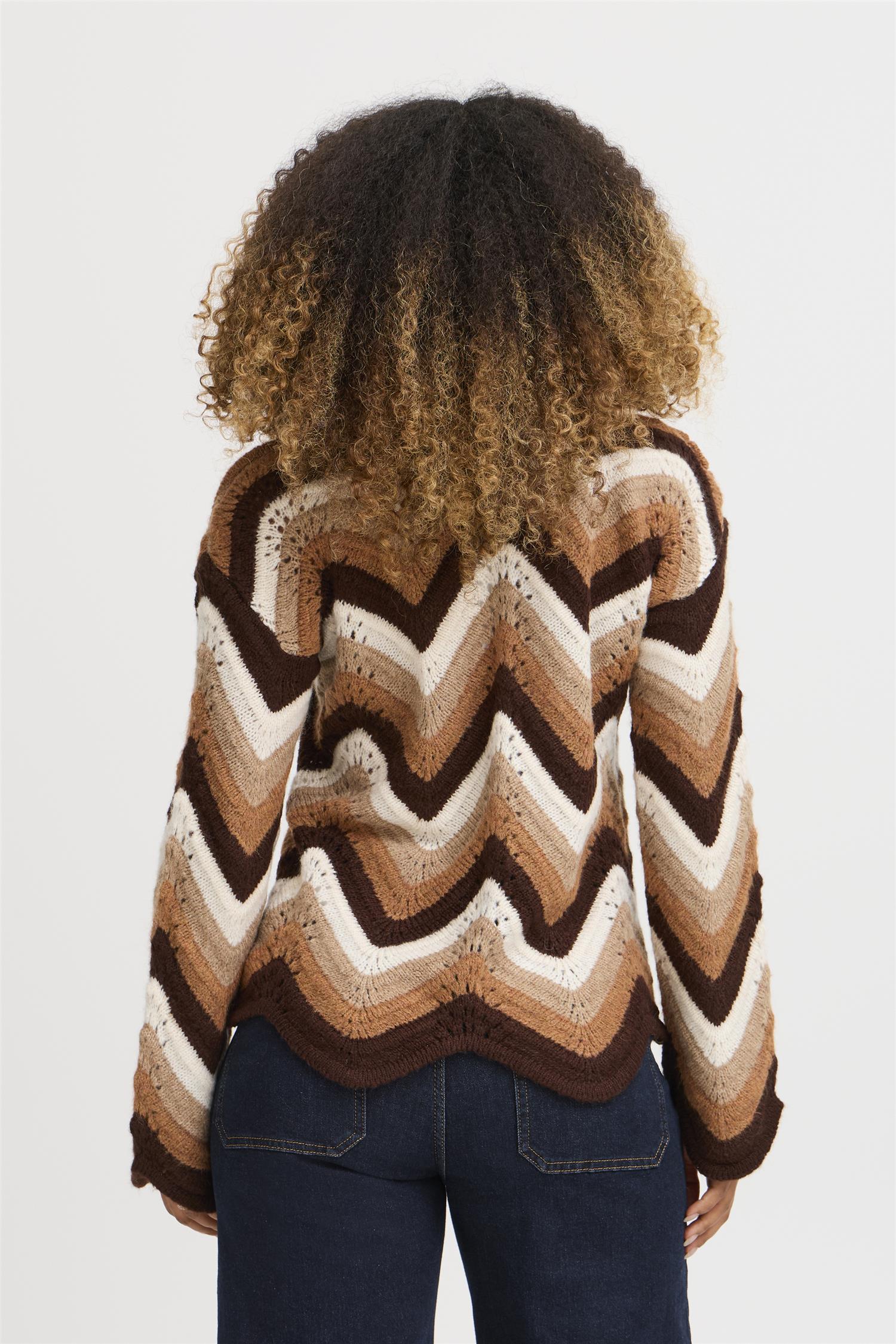 Sbbidiga Knit Cardigan Chocolate Brown
