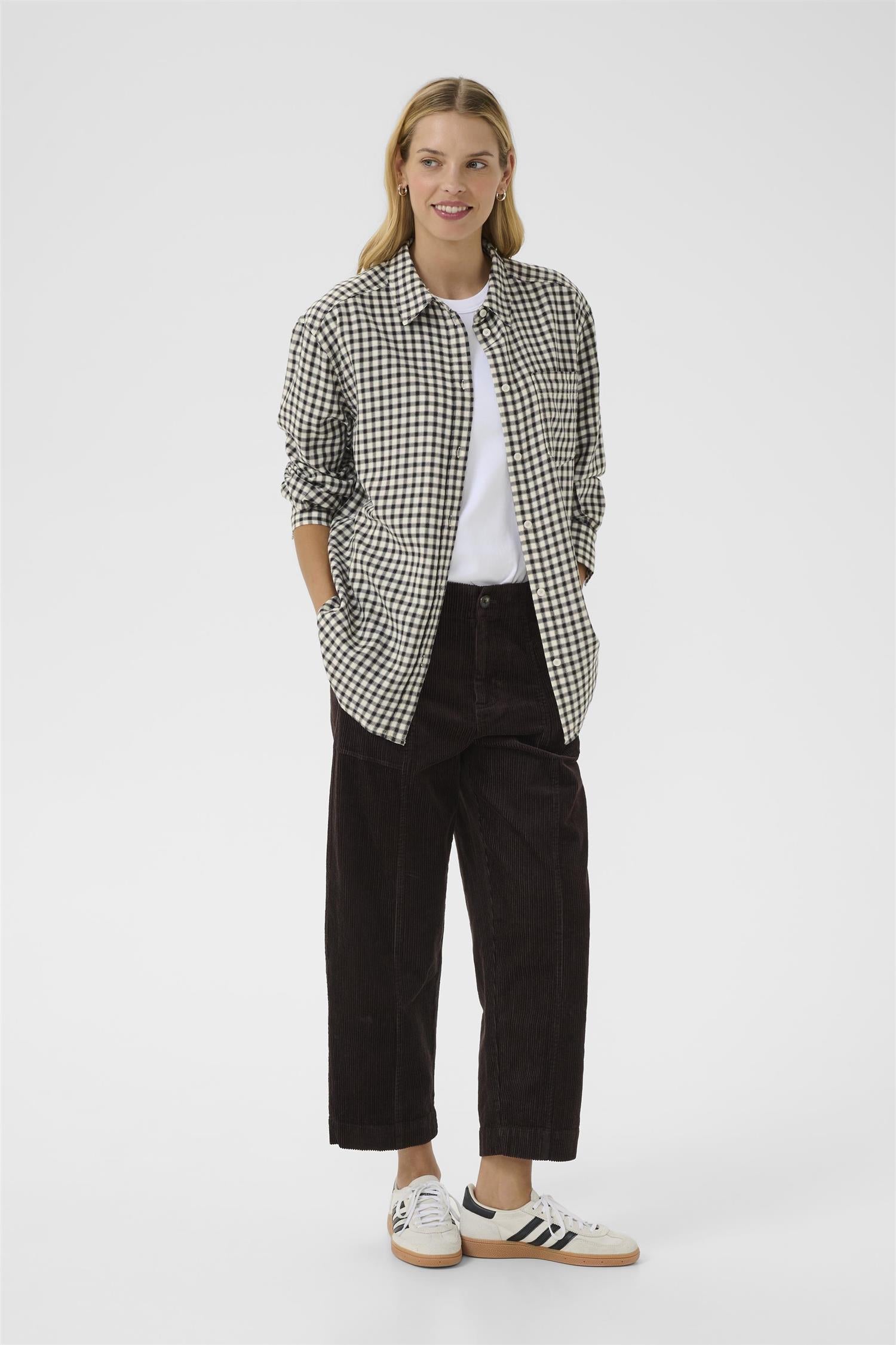 Sameapw Sh Dark Navy Mini Check