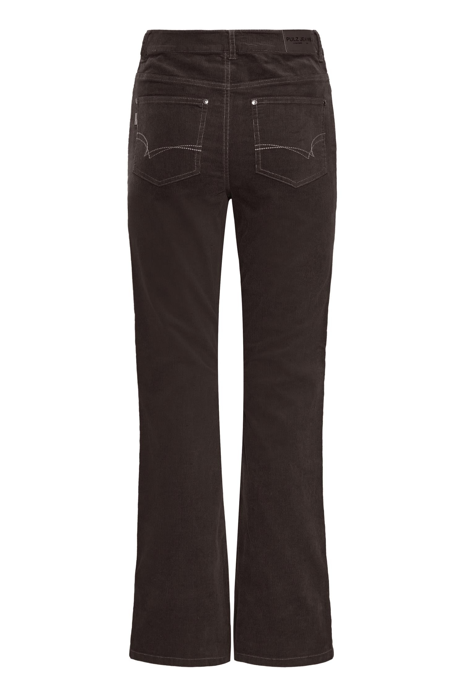 Pzsally Uhw Pant Bootcut Espresso