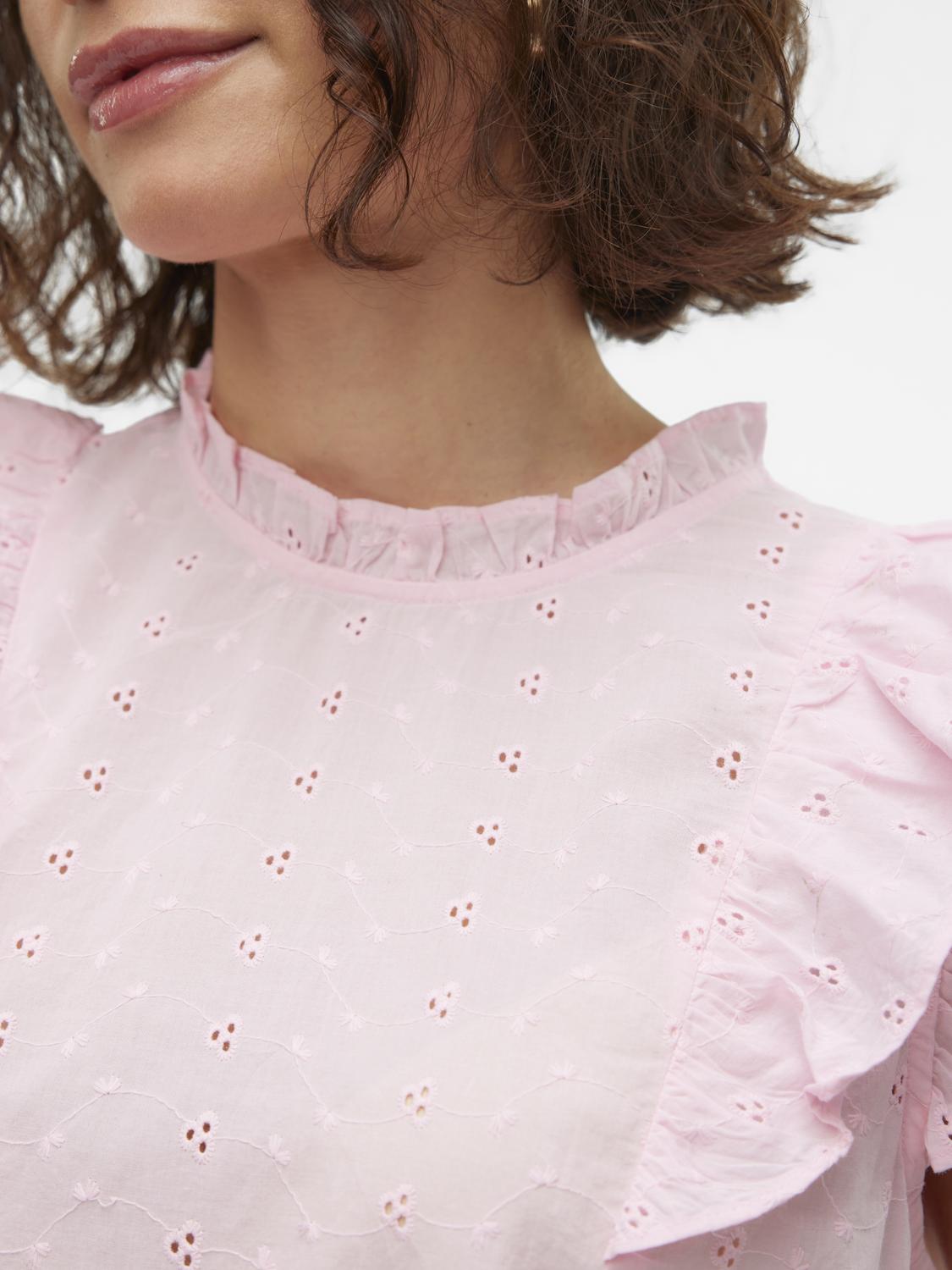 VMKAMMY SL HIGH NECK TOP VMA Rosa