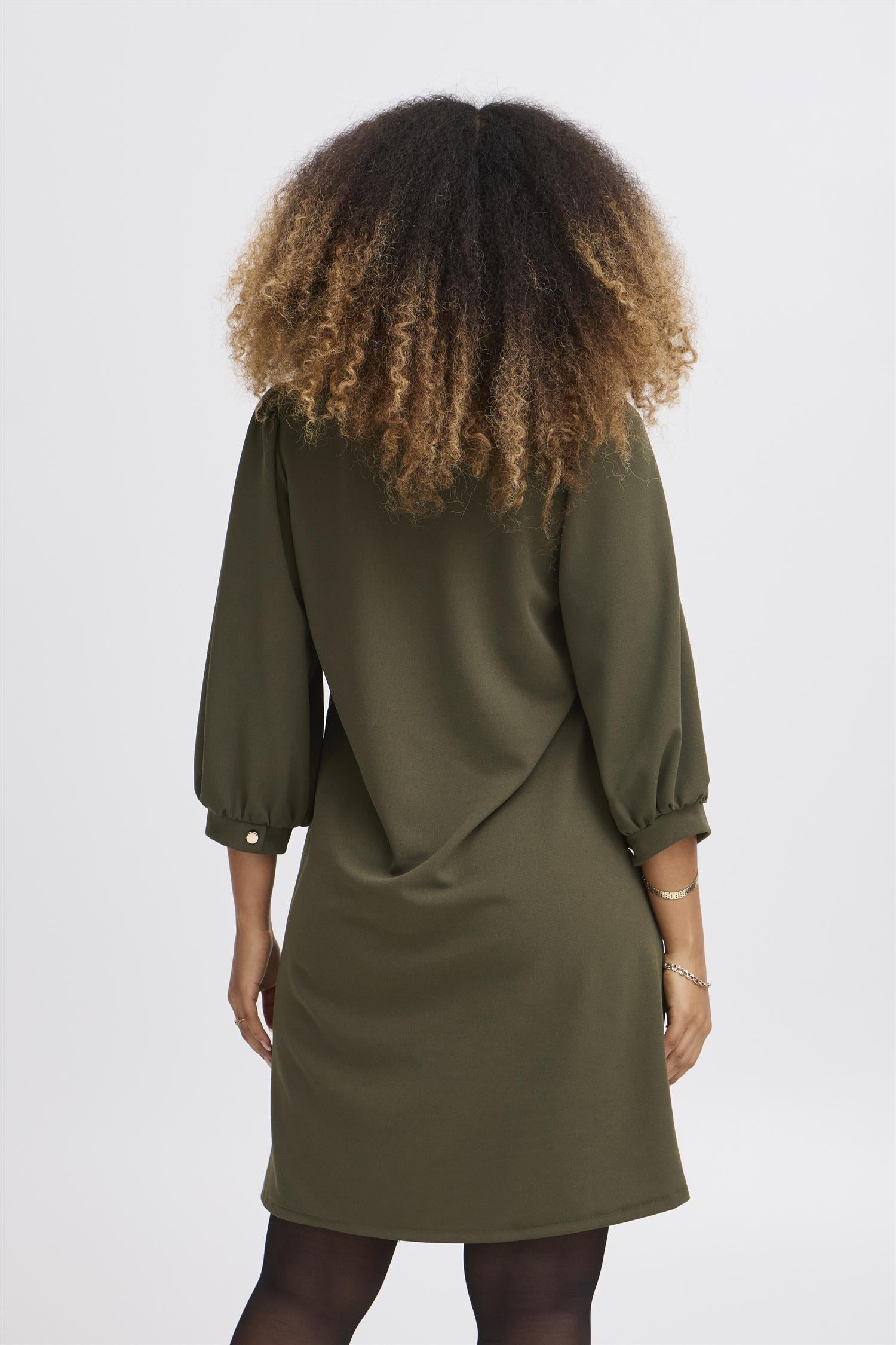 Sbgazel Dress Dusty Olive