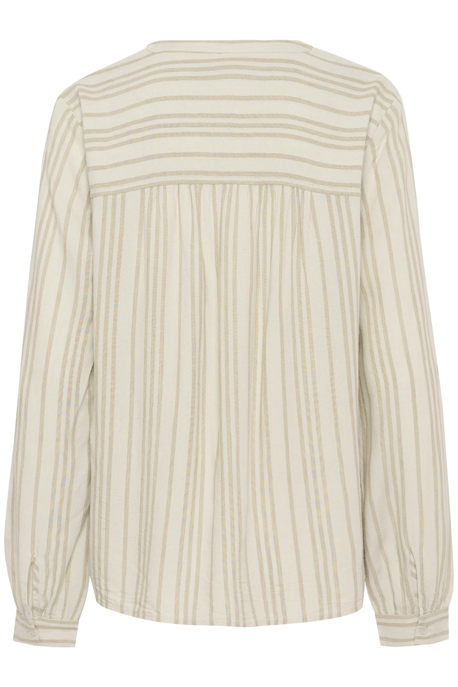 KAmilia Blouse Chalk / Chinchilla Stripe
