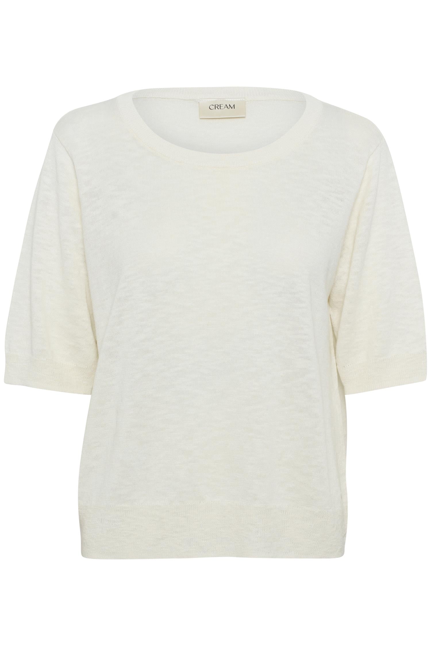 CREvisa Knit Blouse Marshmallow